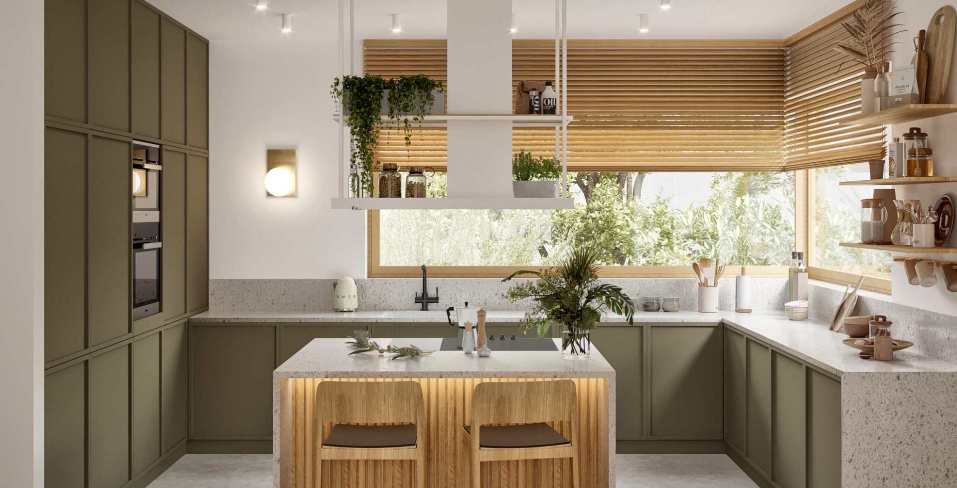 Hota insula Metropolis Elite Wood White Matt - Alb Mat - Aranjament