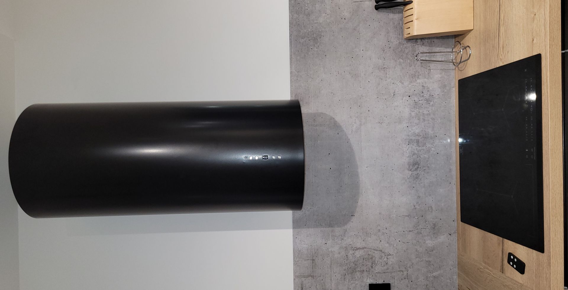 Hota decorative Cylindro OR Black Matt - Negru Mat - Aranjament 36