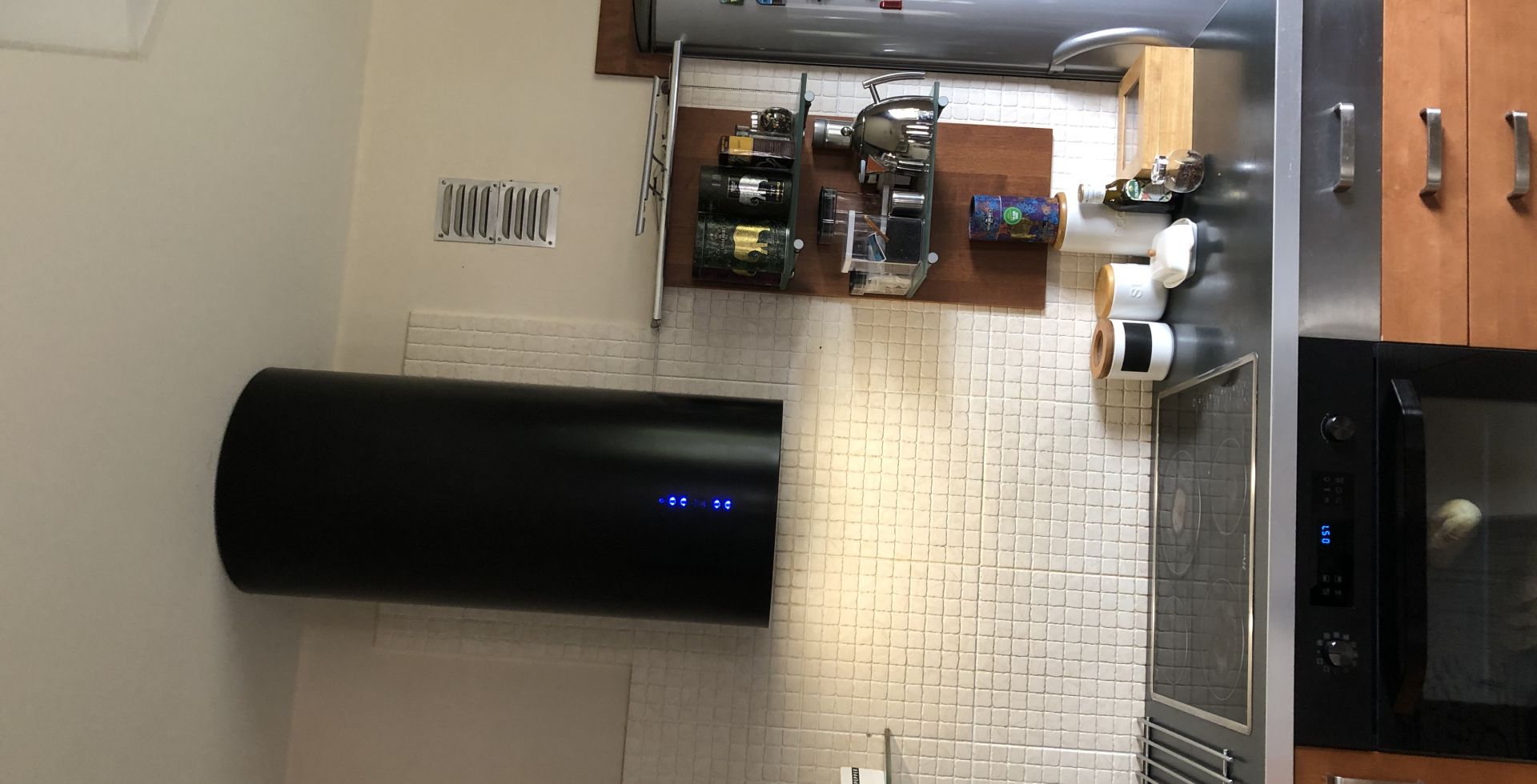 Hota decorative Cylindro OR Black Matt - Negru Mat - Aranjament 37