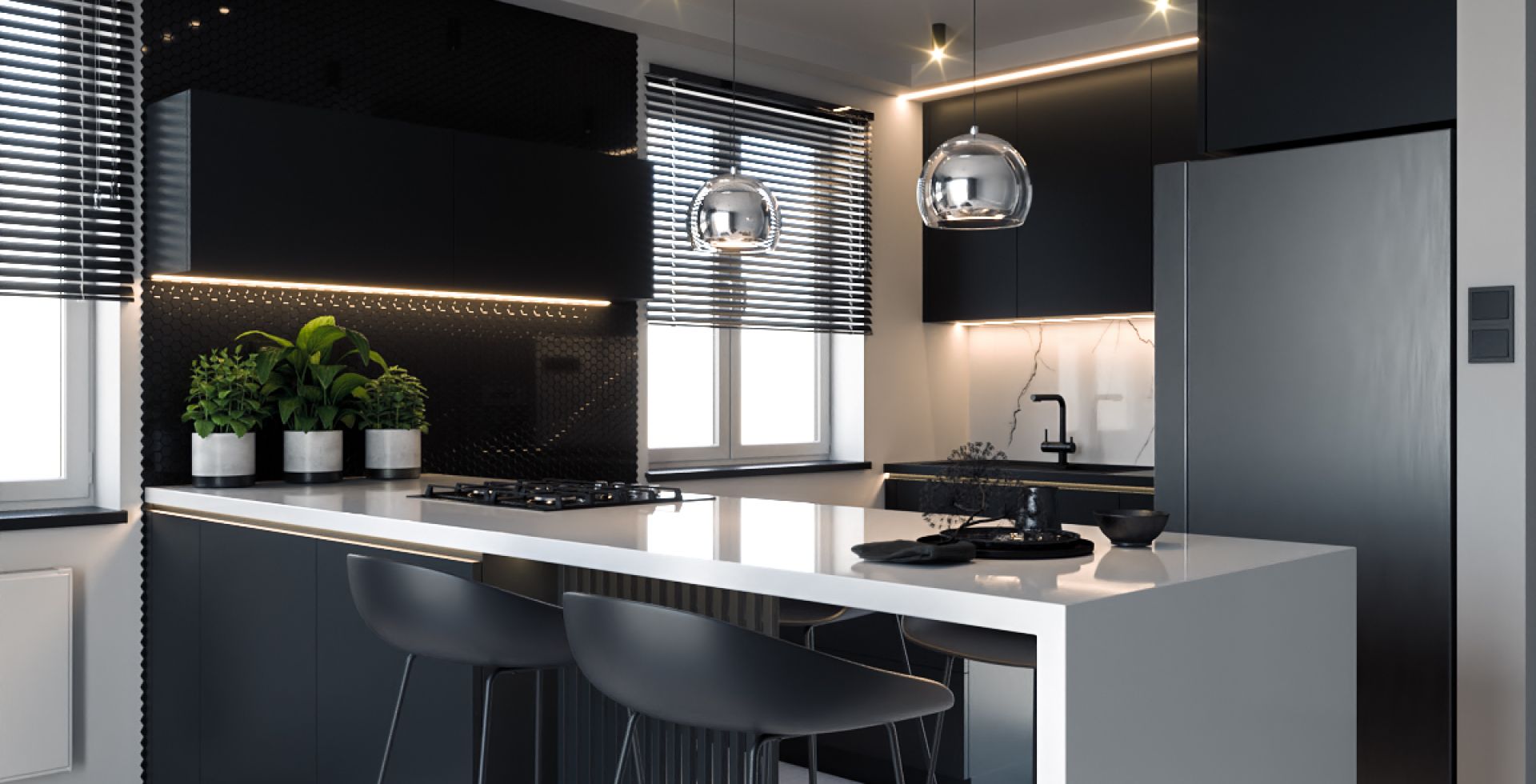 Hota De tavan Planet White - Alb - Aranjament 5