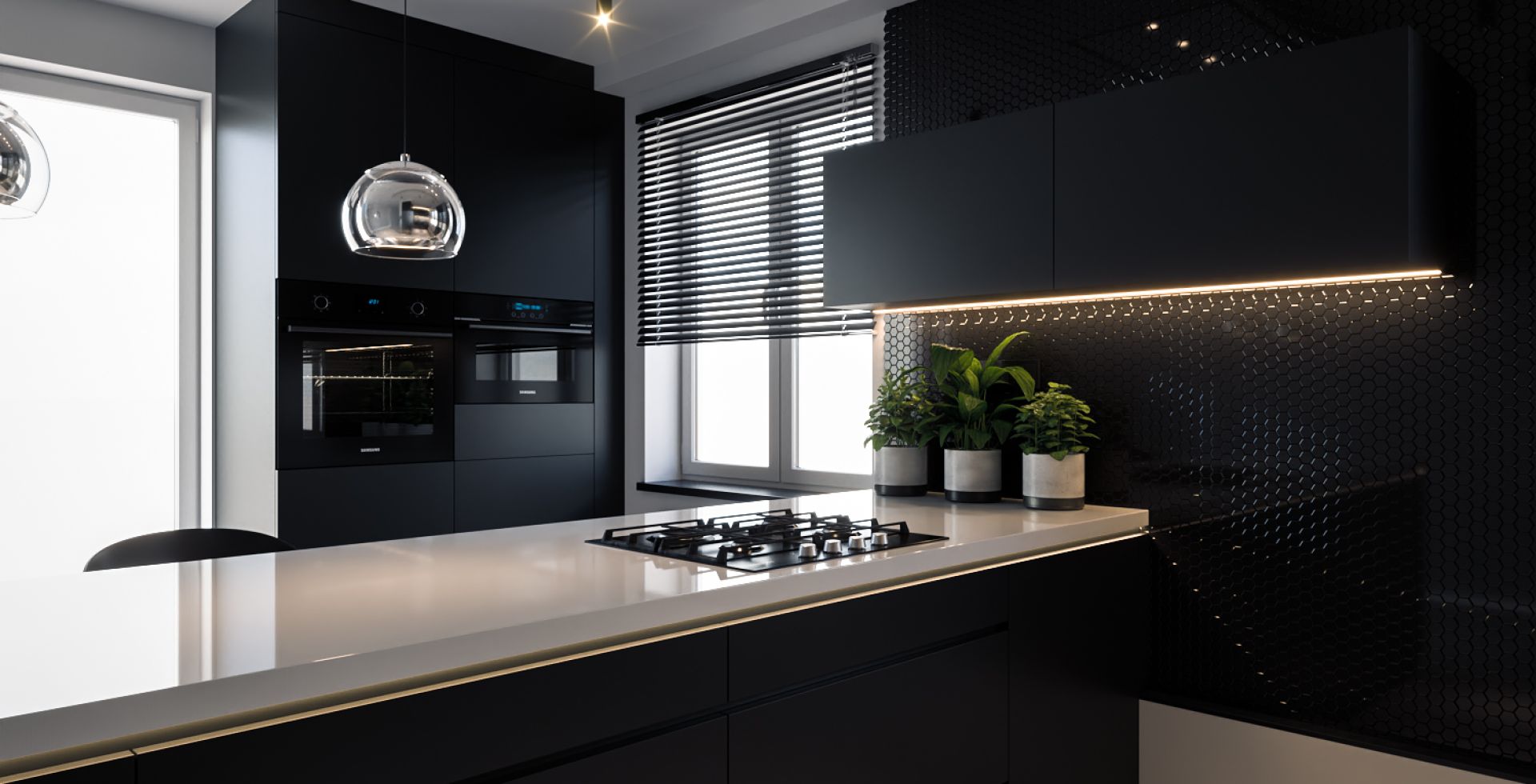 Hota De tavan Planet Super Slim White - Alb - Aranjament 7