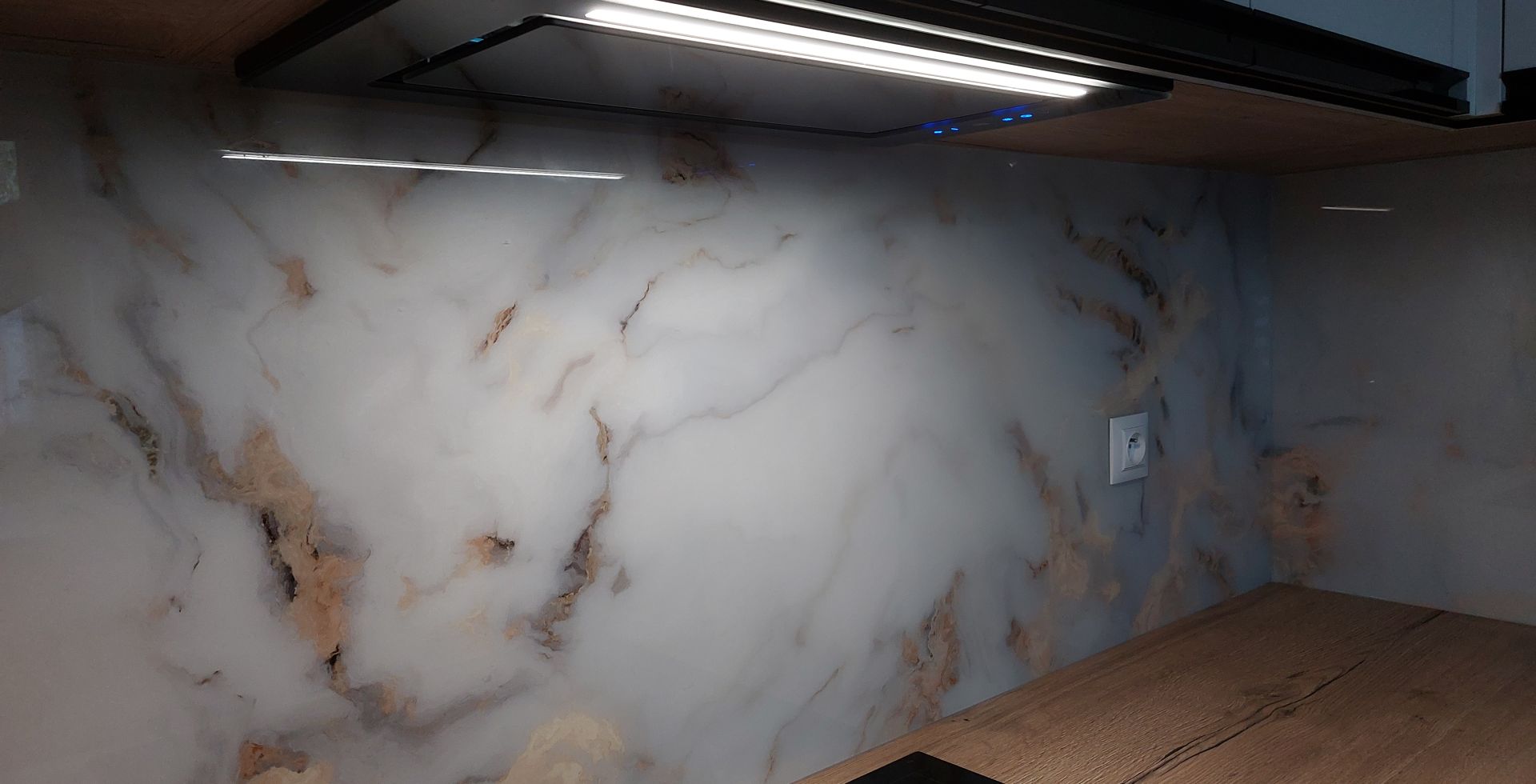 Hota Incorporabile Lando Glass Black - Negru - Aranjament 25