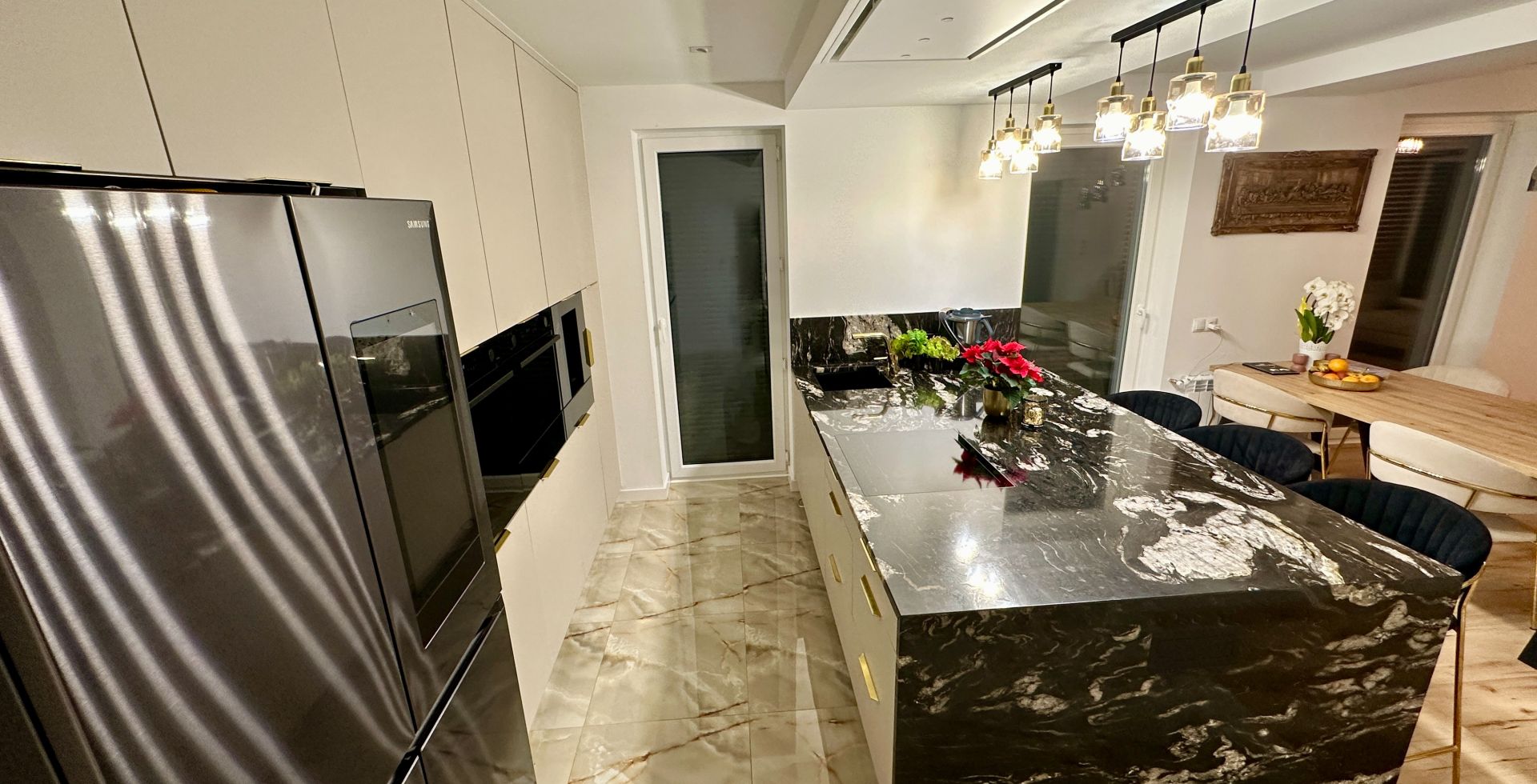 Hota De tavan Planet Super Slim White - Alb - Aranjament 9