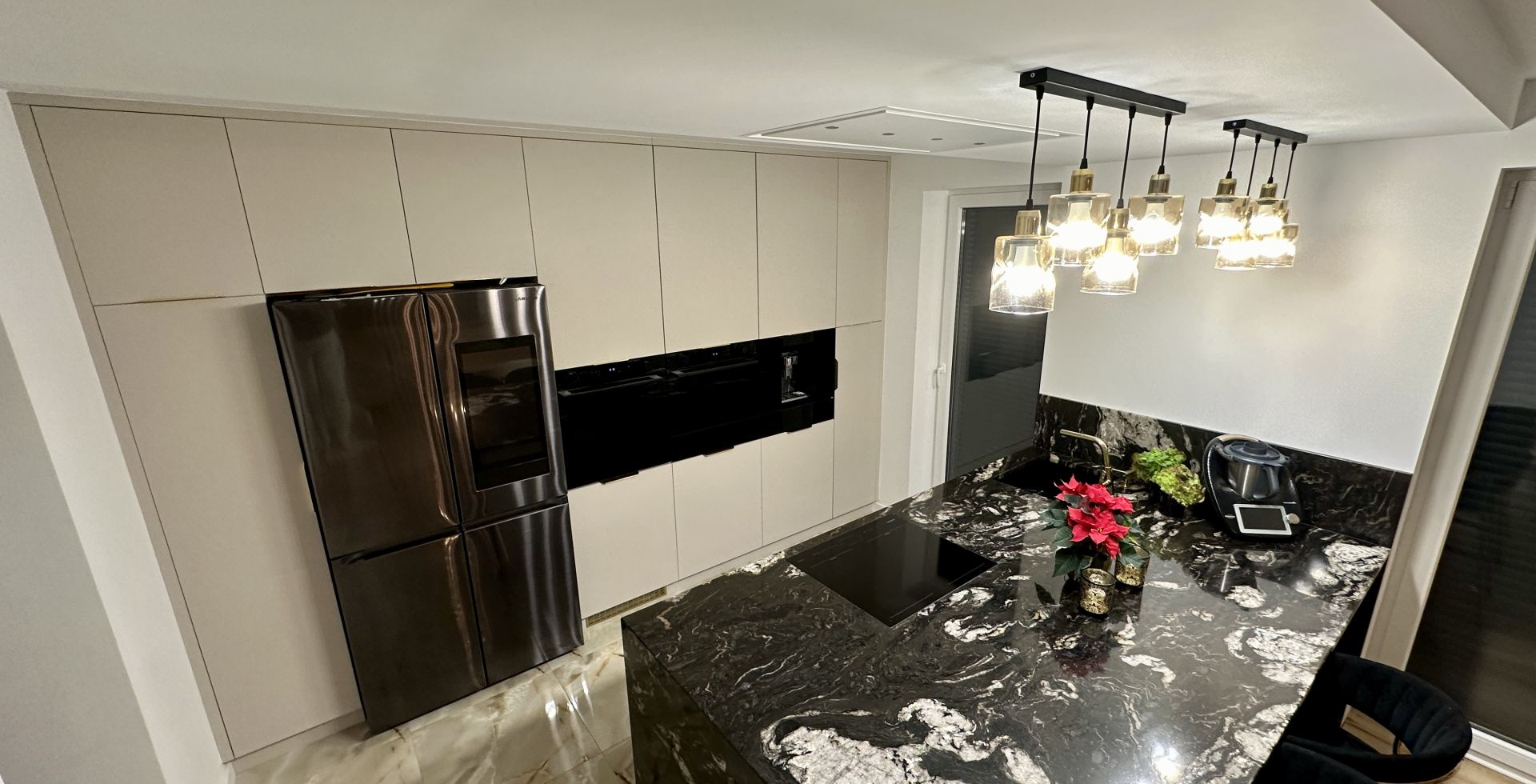 Hota De tavan Planet Super Slim White - Alb - Aranjament 11