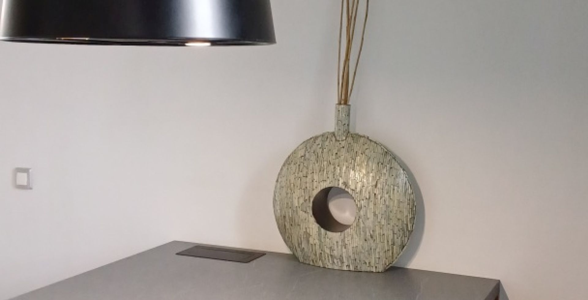 Hota insula Ameris Black Matt - Negru Mat - Aranjament 18