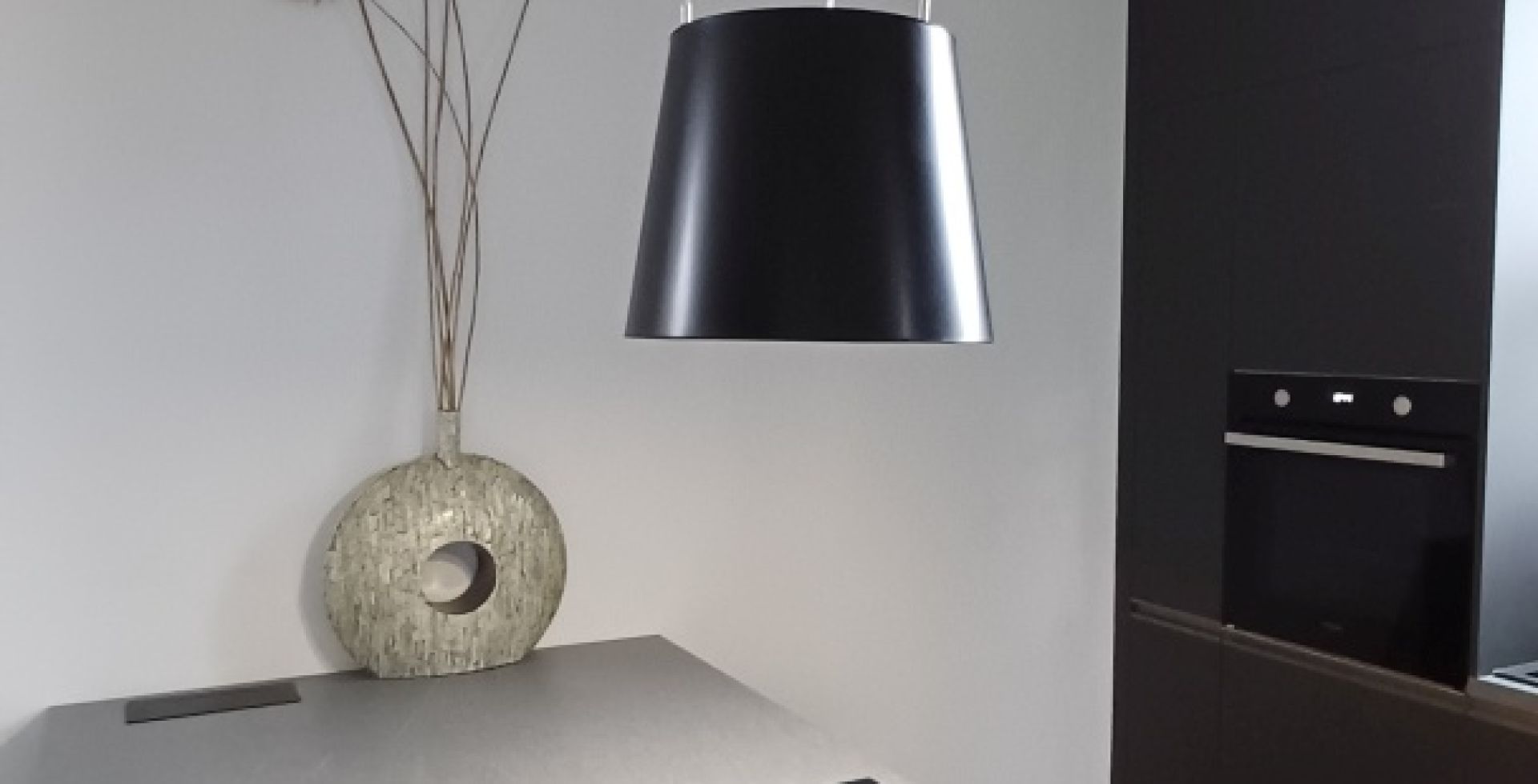 Hota insula Ameris Black Matt - Negru Mat - Aranjament 16