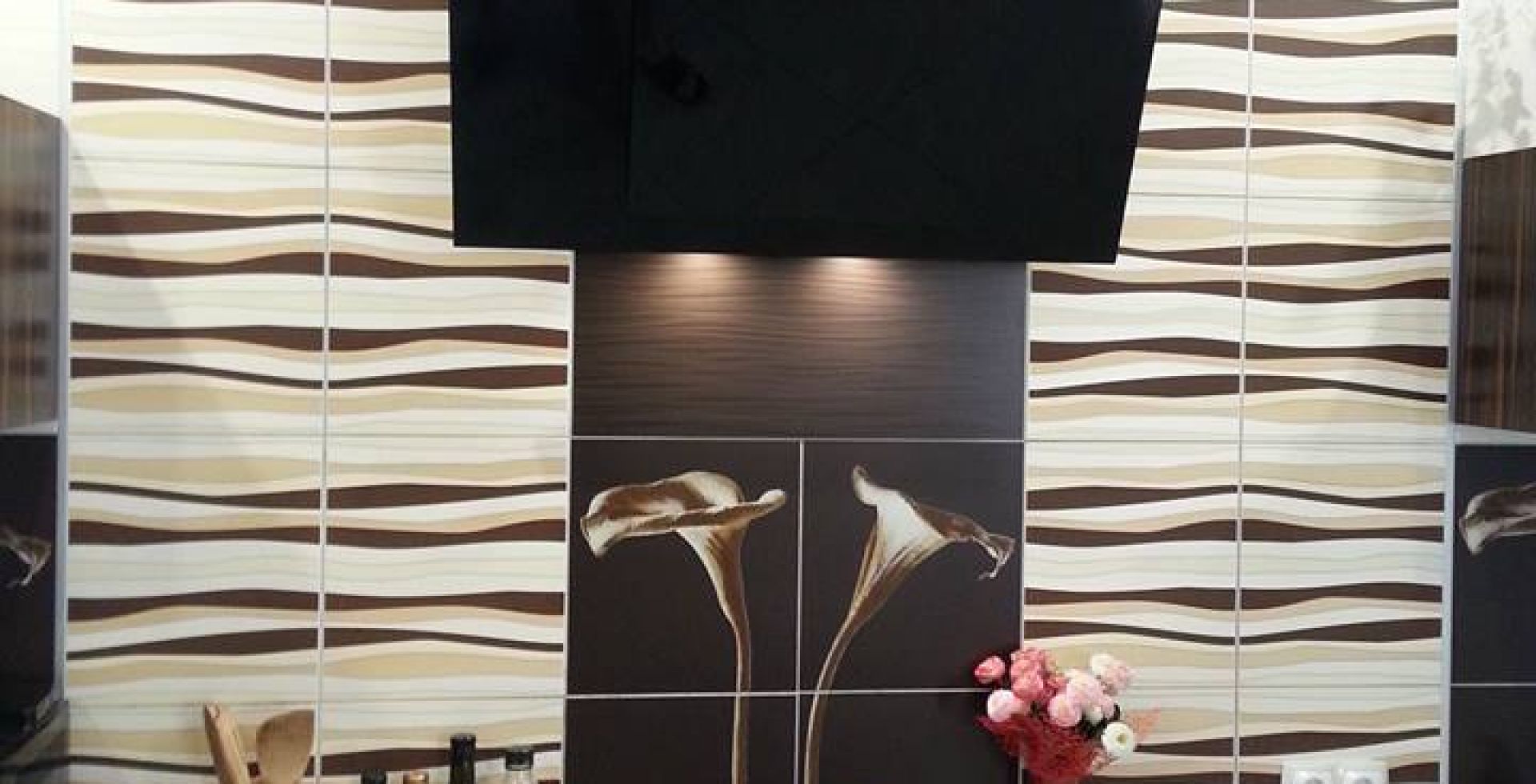 Hota decorative Dynamic Black - Negru Mat - Aranjament 13