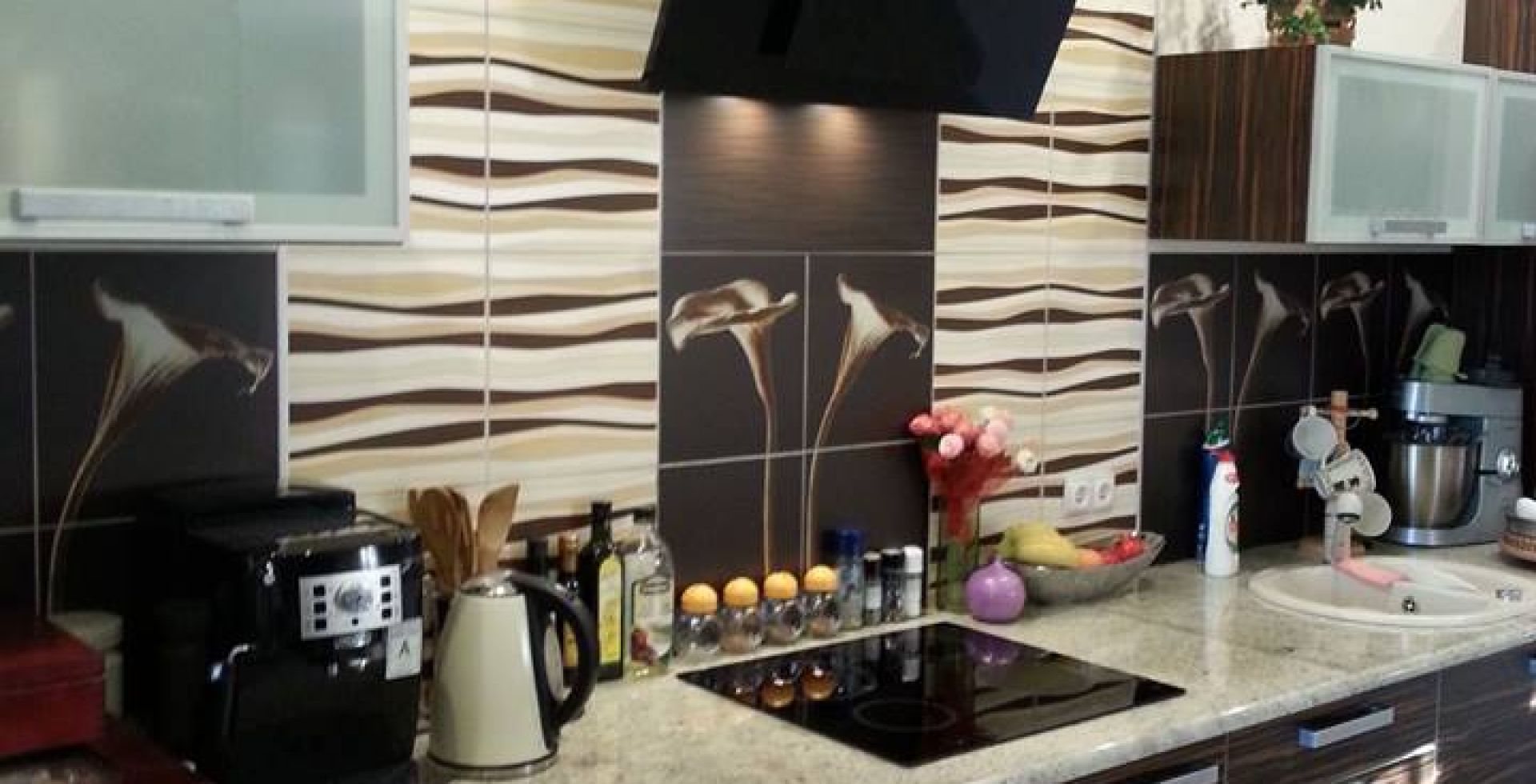 Hota decorative Dynamic Black - Negru Mat - Aranjament 12