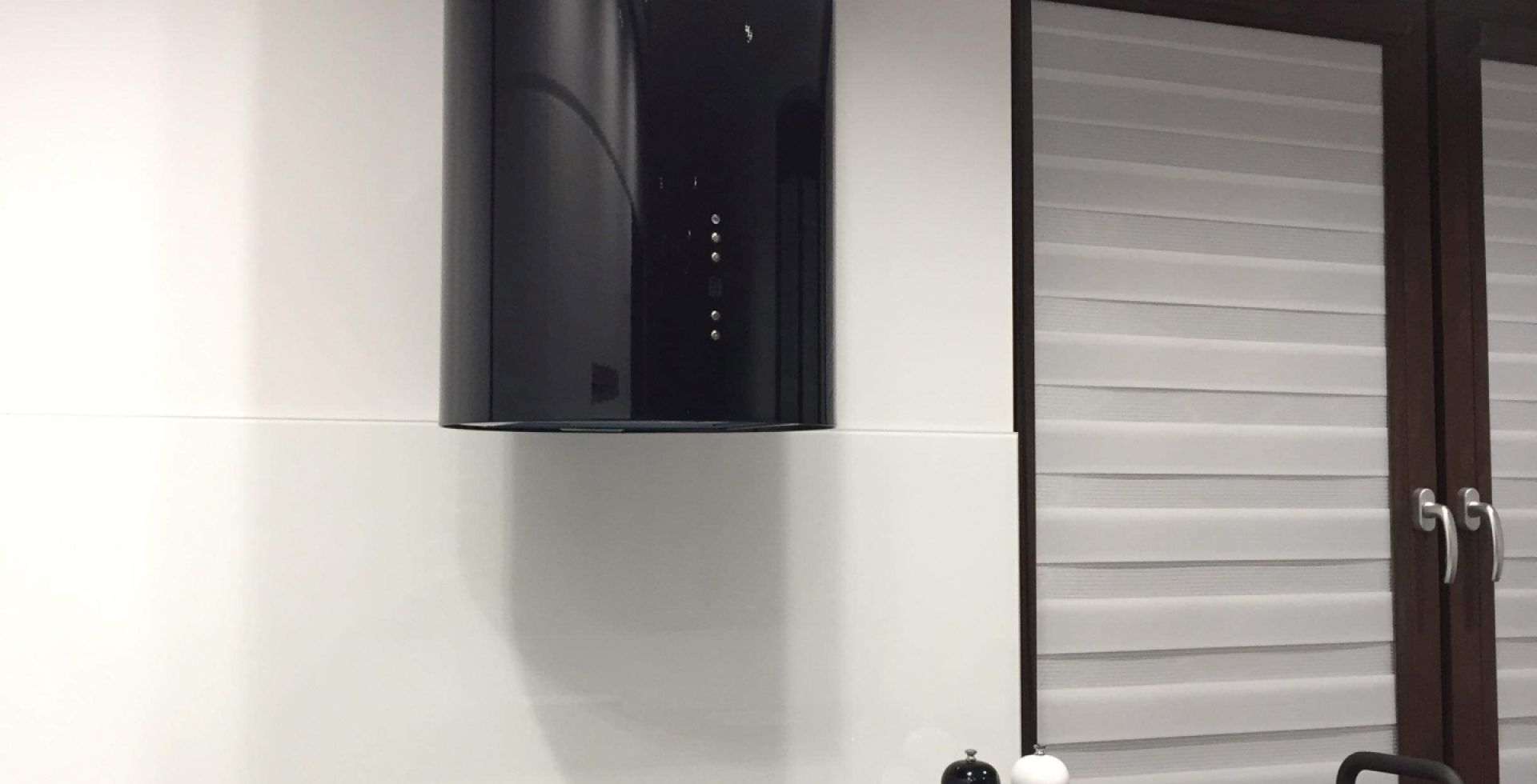 Hota decorative Cylindro OR Black Matt - Negru Mat - Aranjament 7