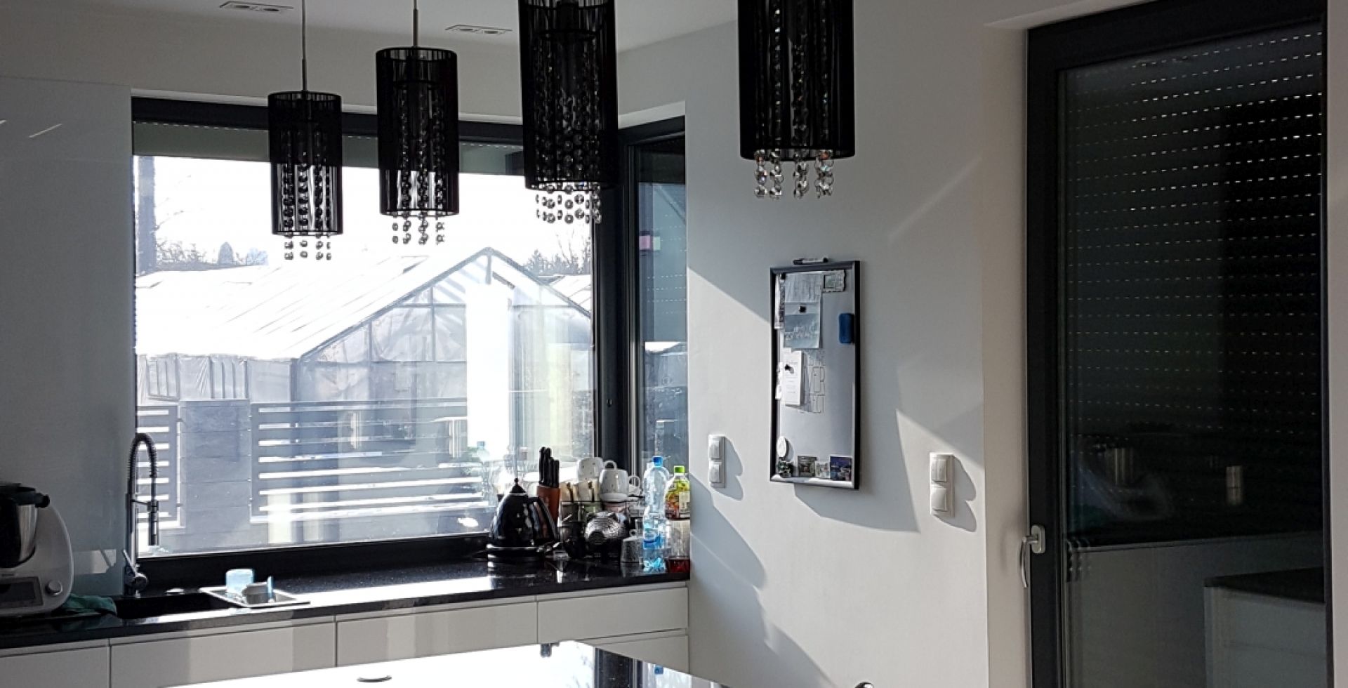 Hota De tavan Grand Super Slim White - Alb - Aranjament 5