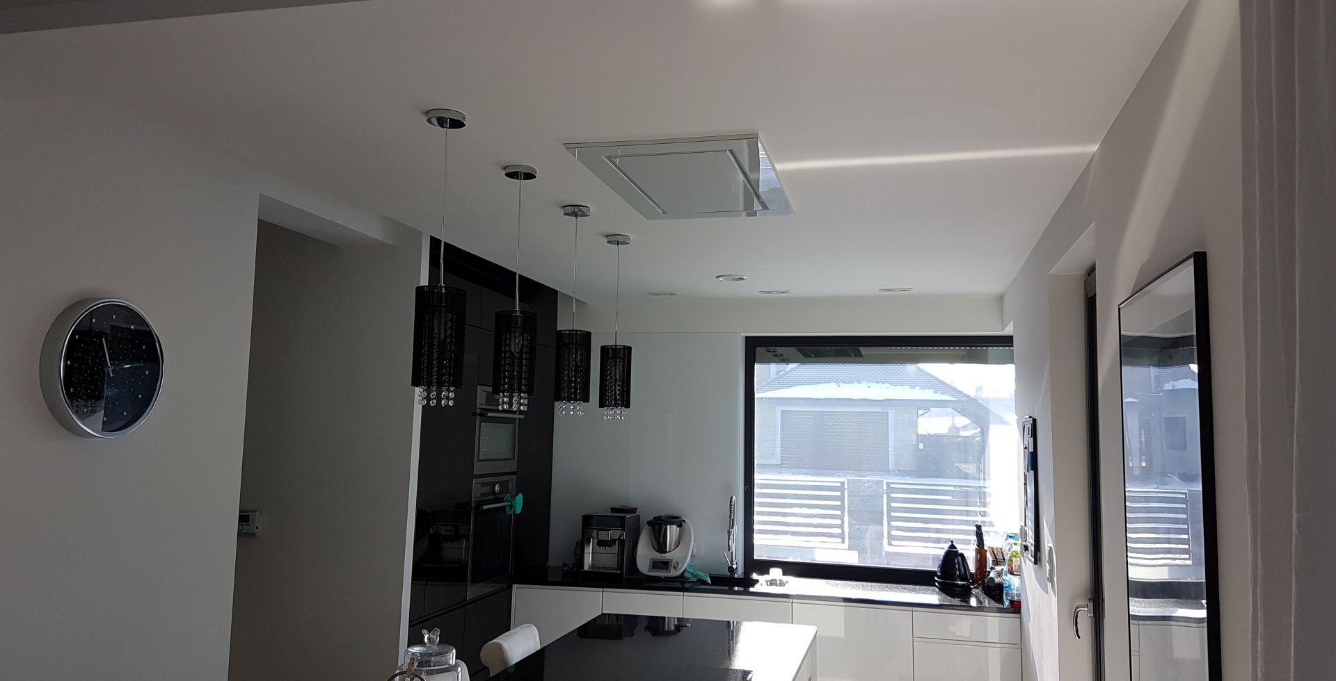 Hota De tavan Grand Super Slim White - Alb - Aranjament 4