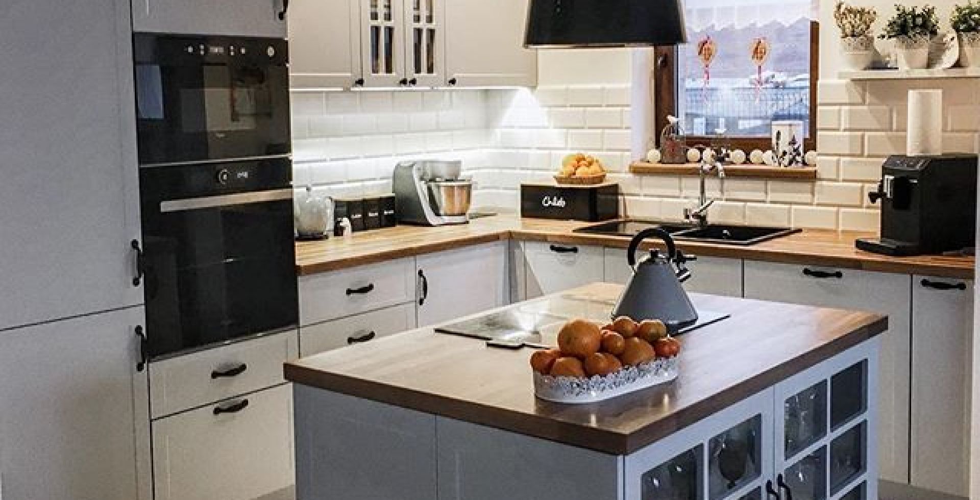 Hota insula Ameris Black Matt - Negru Mat - Aranjament 6