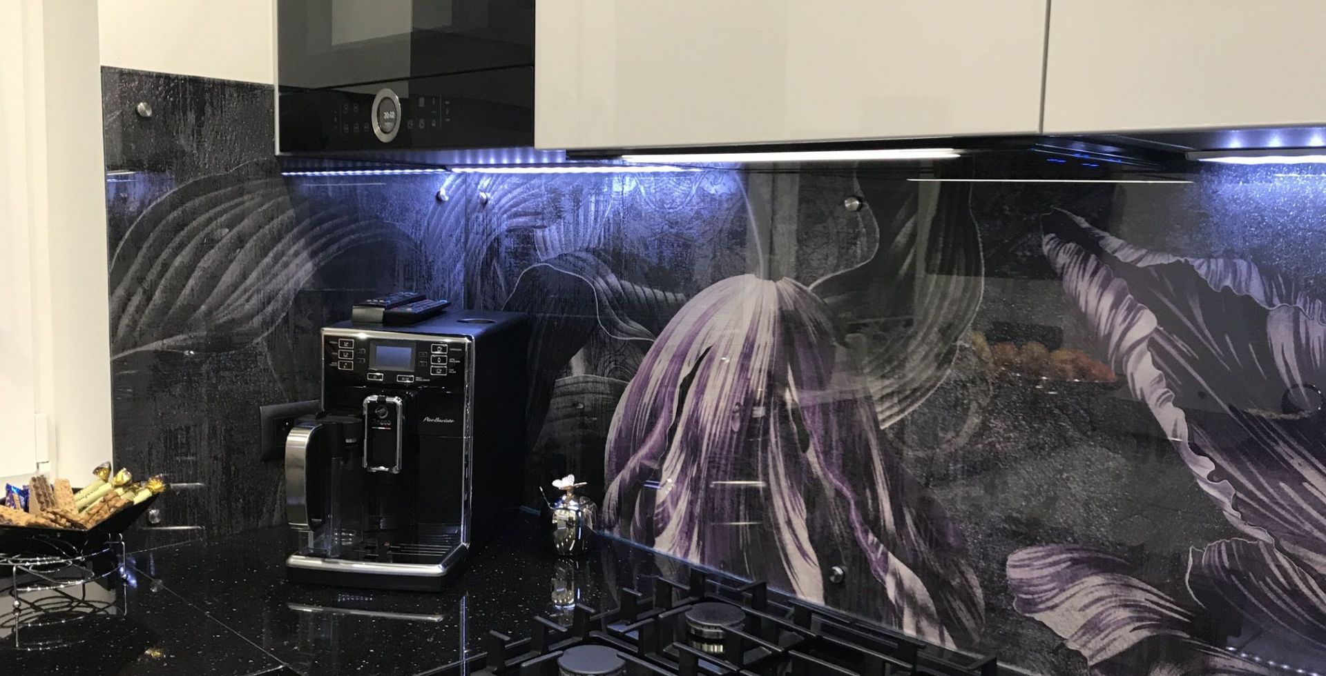 Hota Incorporabile Lando Glass Black - Negru - Aranjament 9