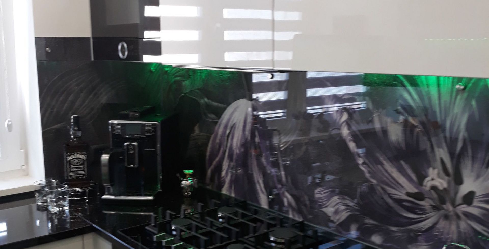 Hota Incorporabile Lando Glass Black - Negru - Aranjament 13