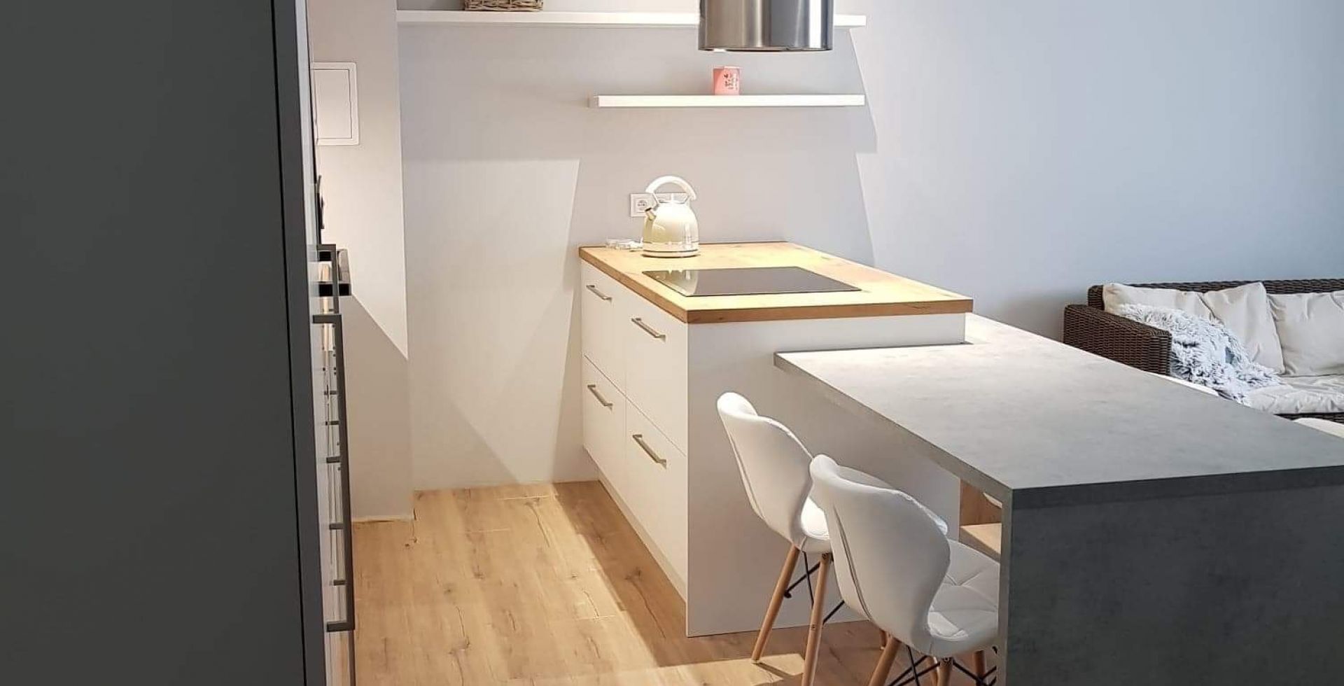 Hota insula Cylindro Inox - INOX - Aranjament 14