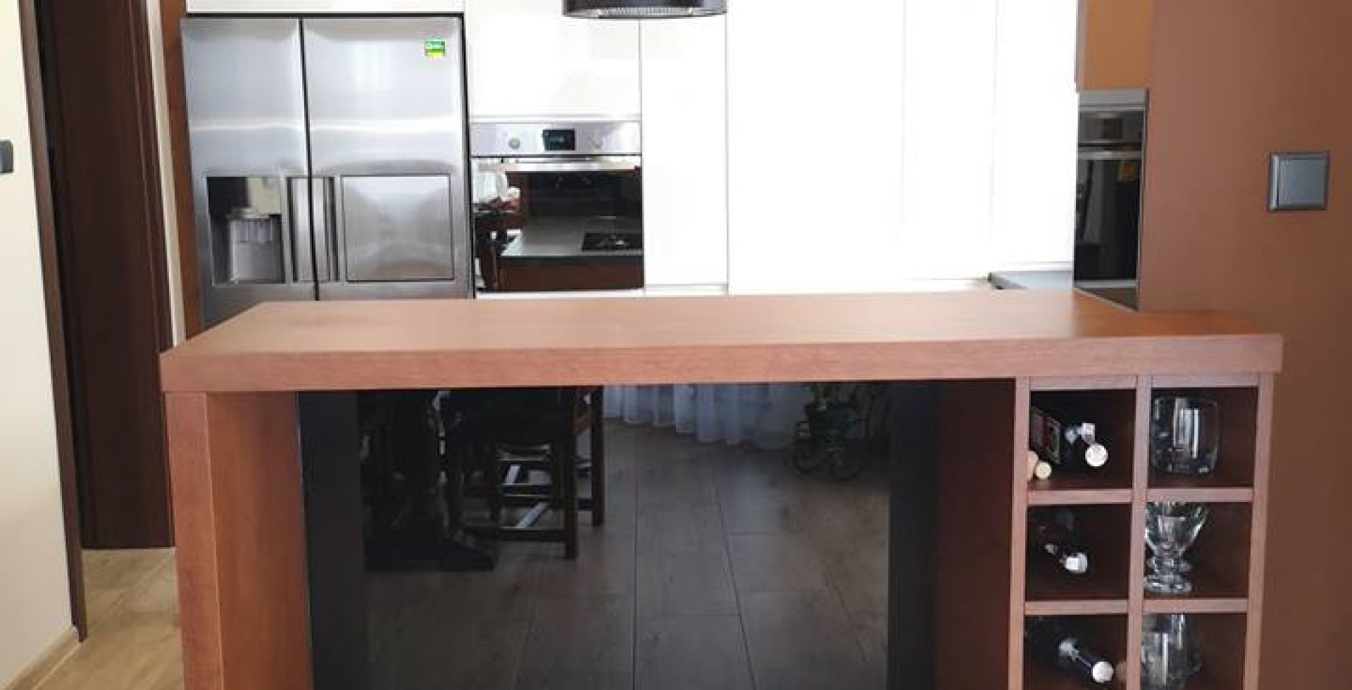 Hota insula Cylindro Black Matt - Negru Mat - Aranjament 13