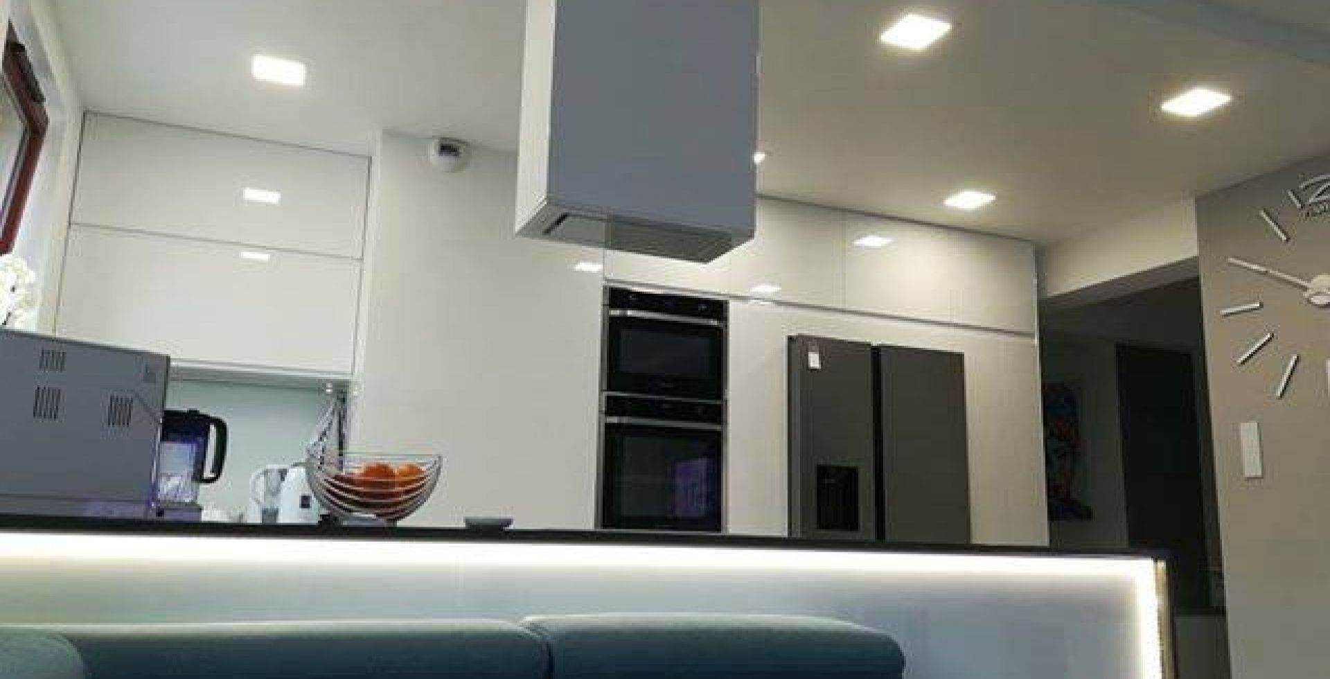 Hota Incorporabile Lando Glass White - Alb - Aranjament 15