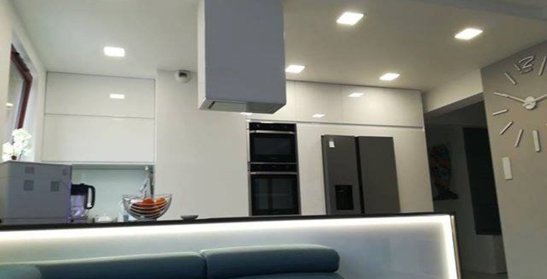 Hota Incorporabile Lando Glass White - Alb - Aranjament 18