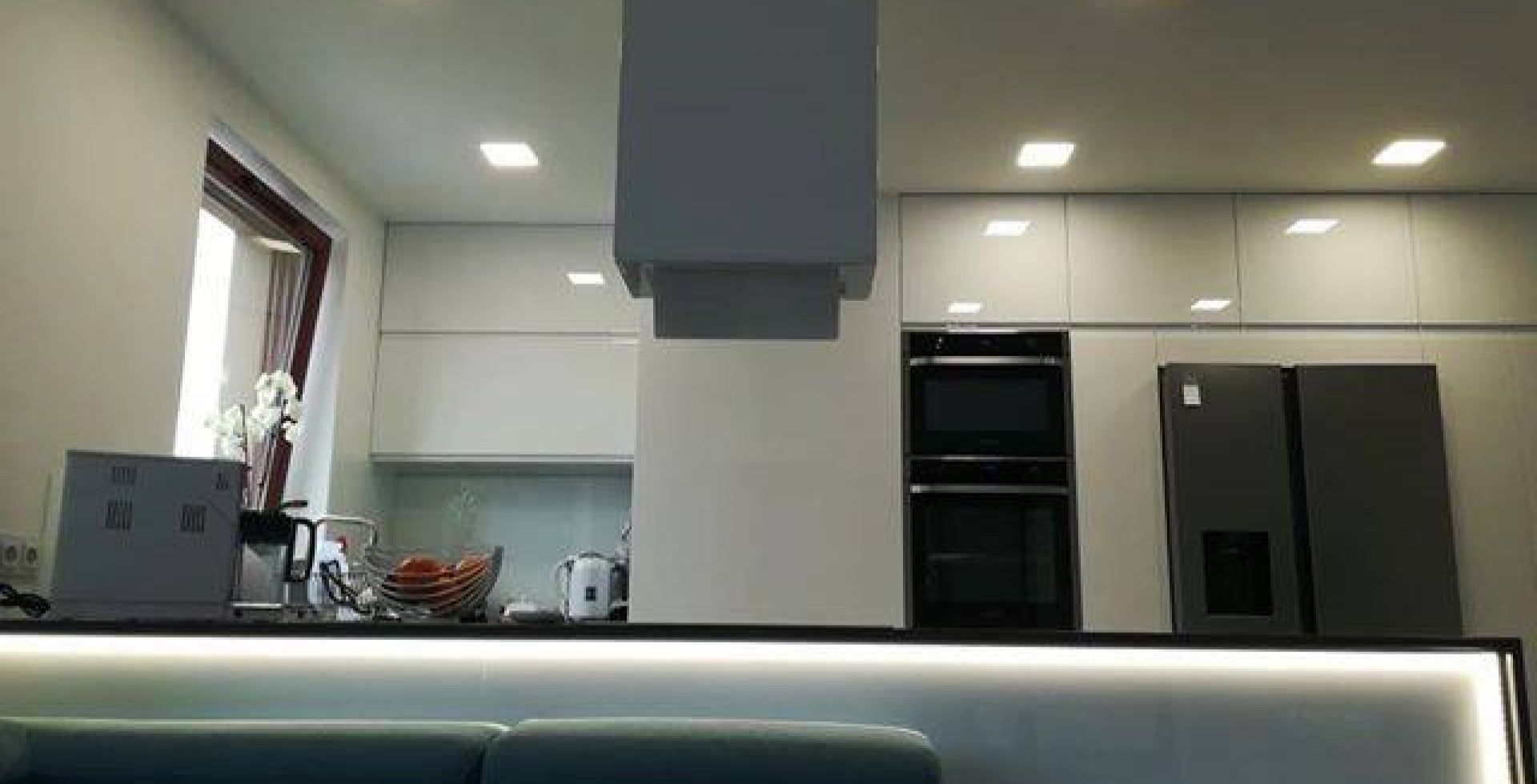 Hota Incorporabile Lando Glass White - Alb - Aranjament 19