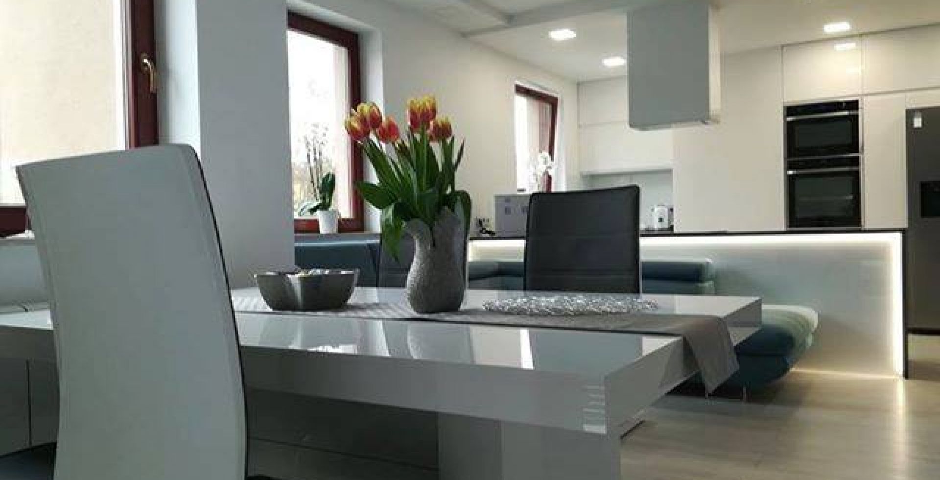 Hota Incorporabile Lando Glass White - Alb - Aranjament 21