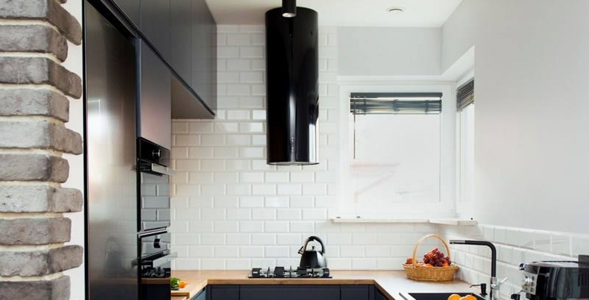 Hota decorative Cylindro OR Black Matt - Negru Mat - Aranjament 9