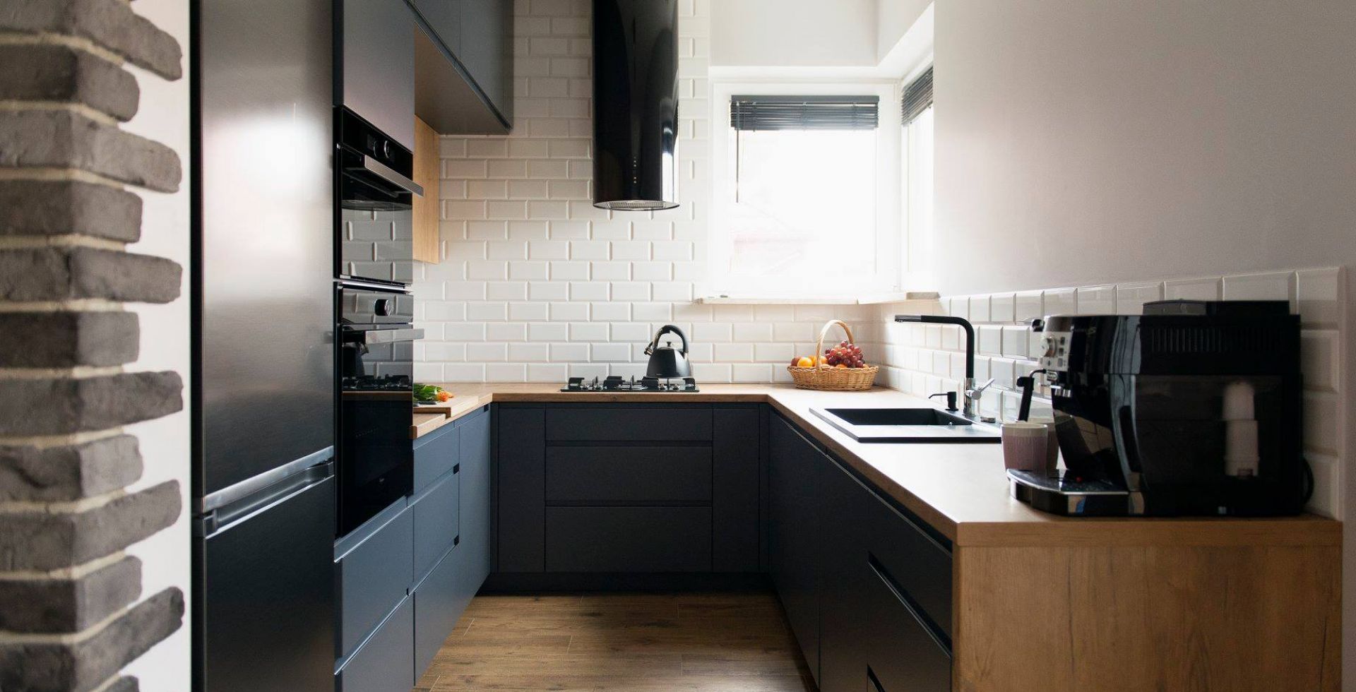 Hota decorative Cylindro OR Black Matt - Negru Mat - Aranjament 11