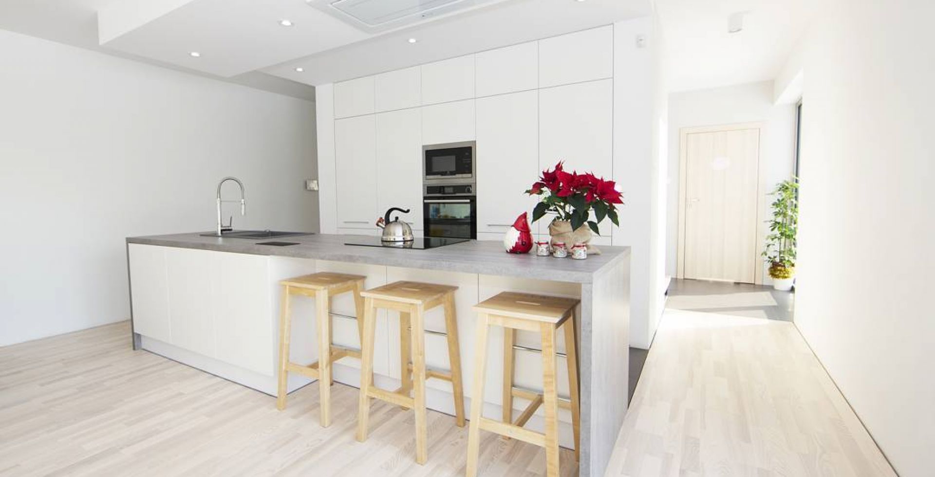 Hota De tavan Grand Super Slim White - Alb - Aranjament 9