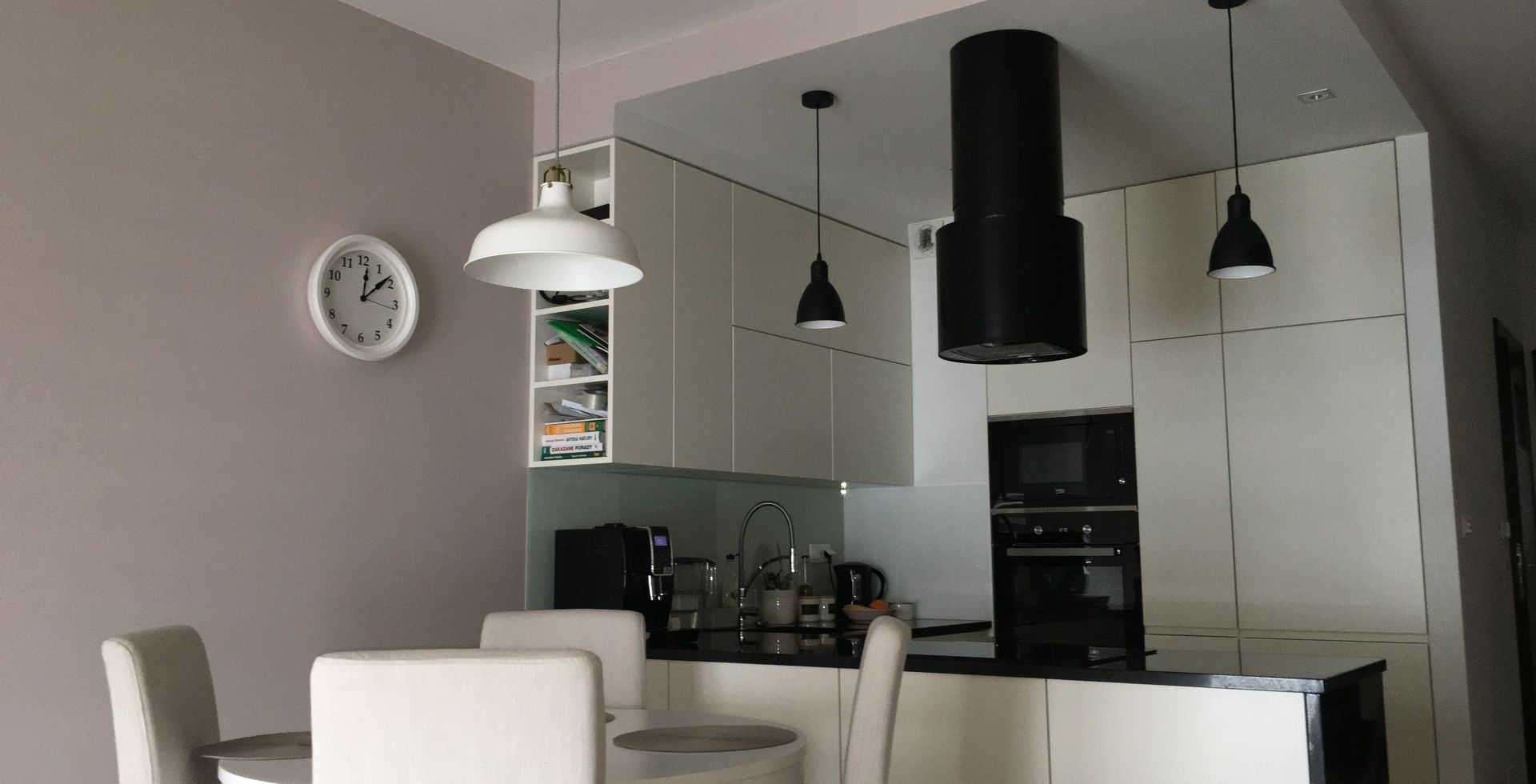 Hota insula Lorento Black Matt - Negru Mat - Aranjament 6