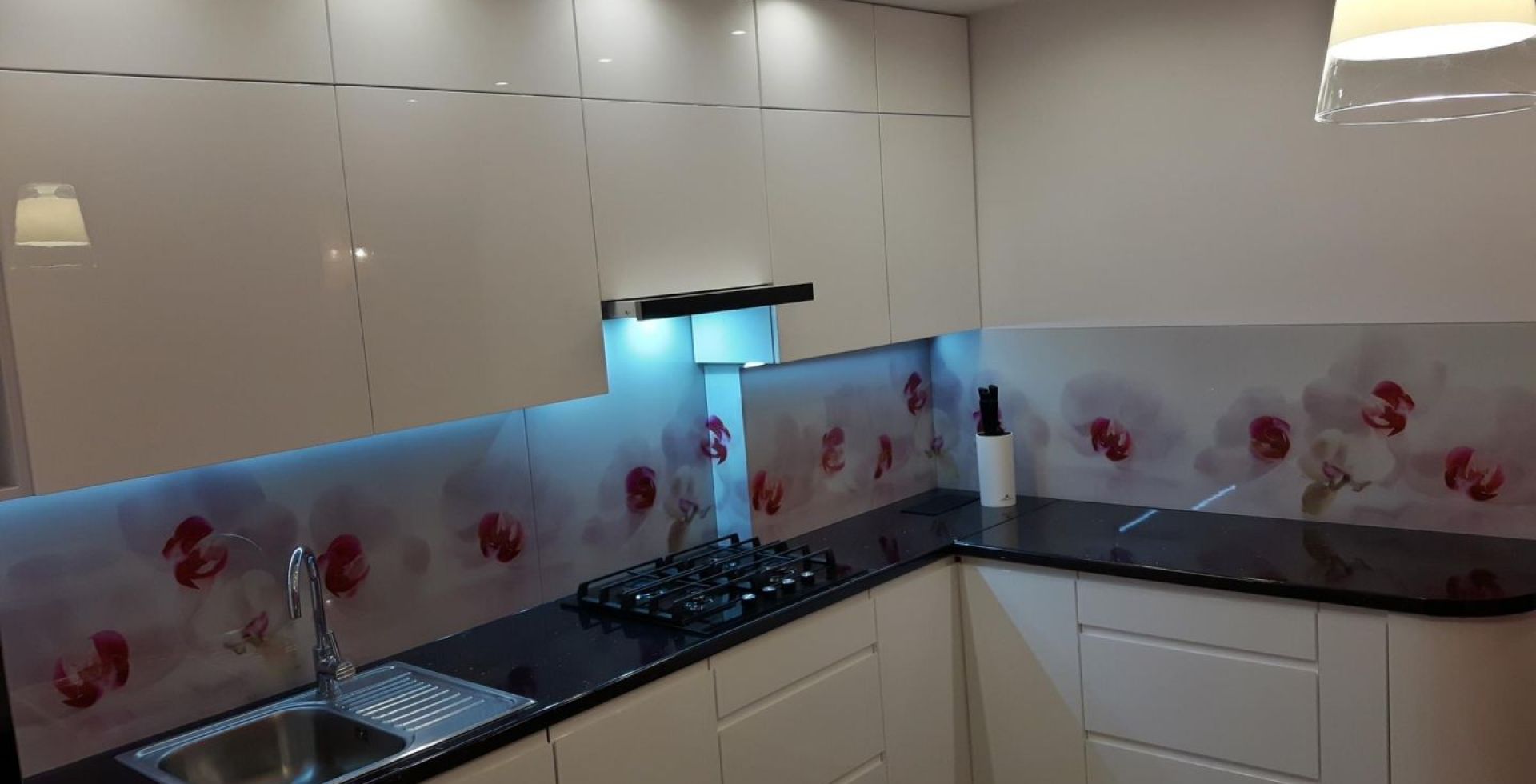 Hota Incorporabile Amadis Black - Negru lucios - Aranjament 8