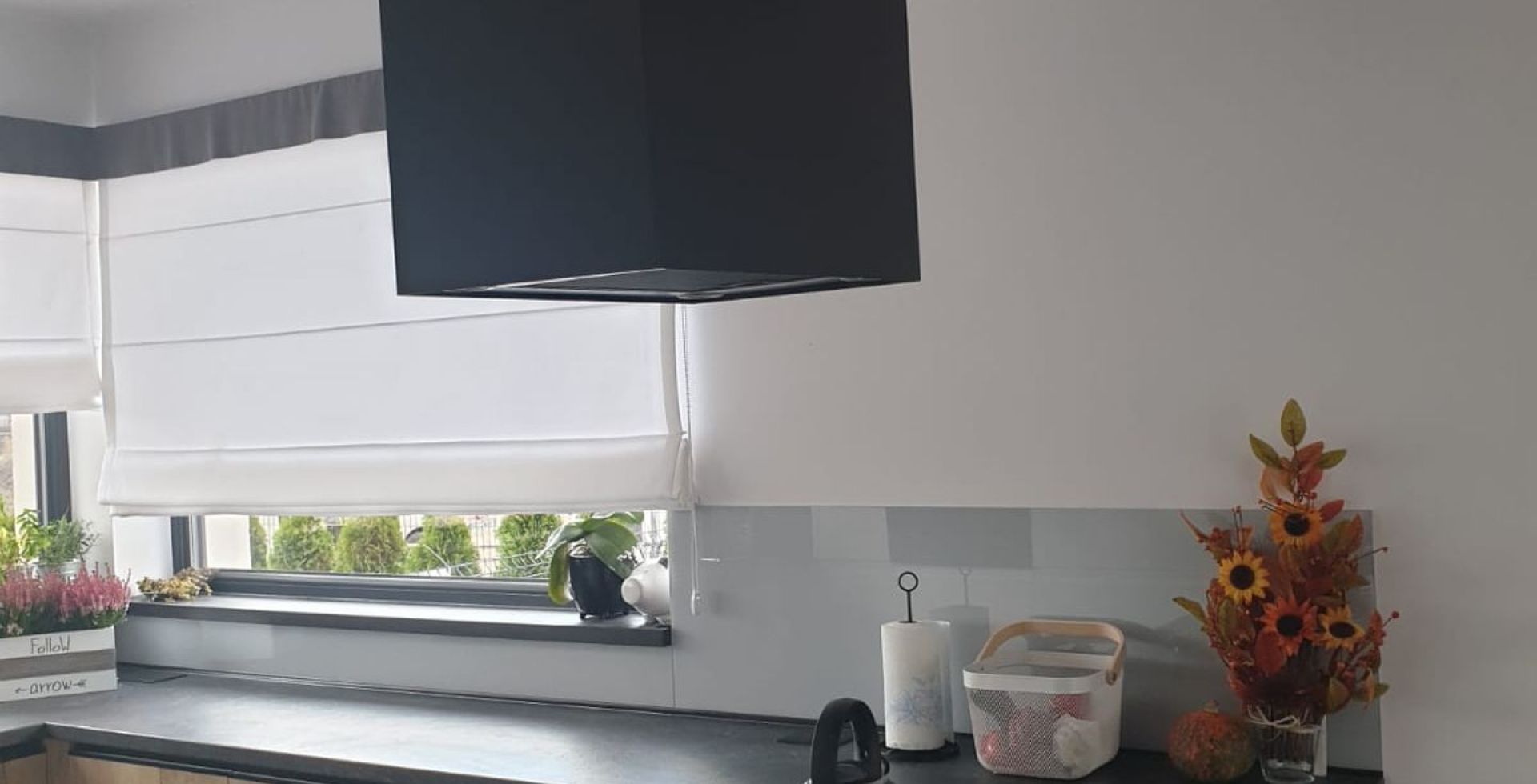 Hota insula Quadro Max Black Matt - Negru Mat - Aranjament 2