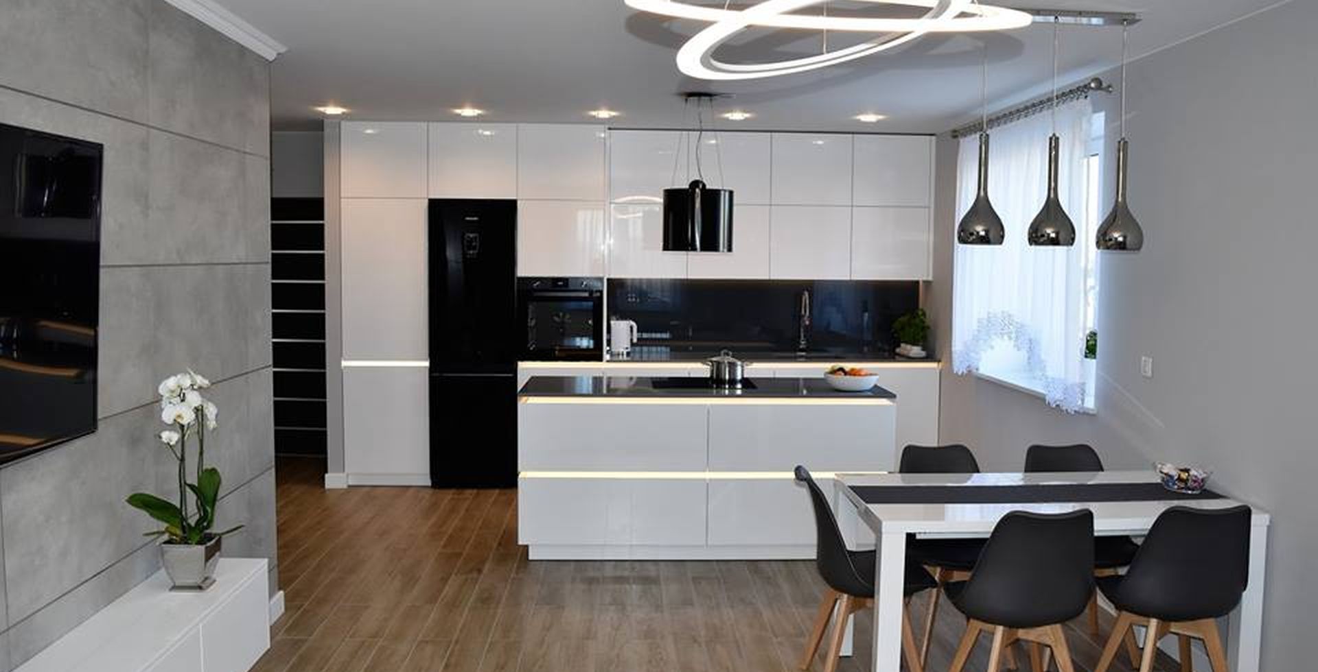 Hota insula Galaxy Black Matt - Negru Mat - Aranjament 9