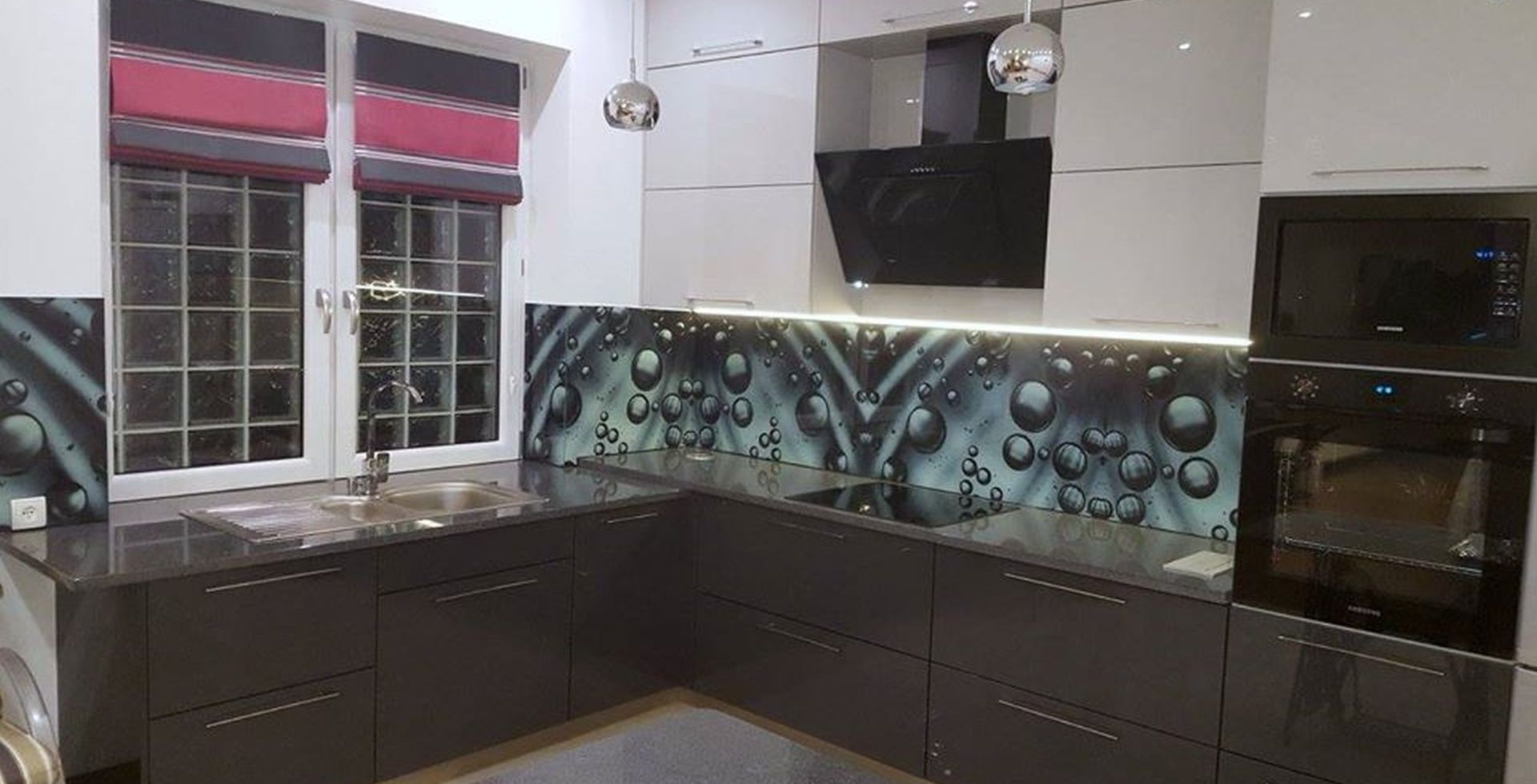 Hota decorative Dynamic Black - Negru Mat - Aranjament 17