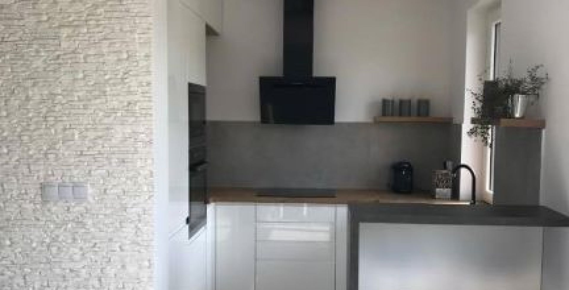 Hota decorative Dynamic Black - Negru Mat - Aranjament 19