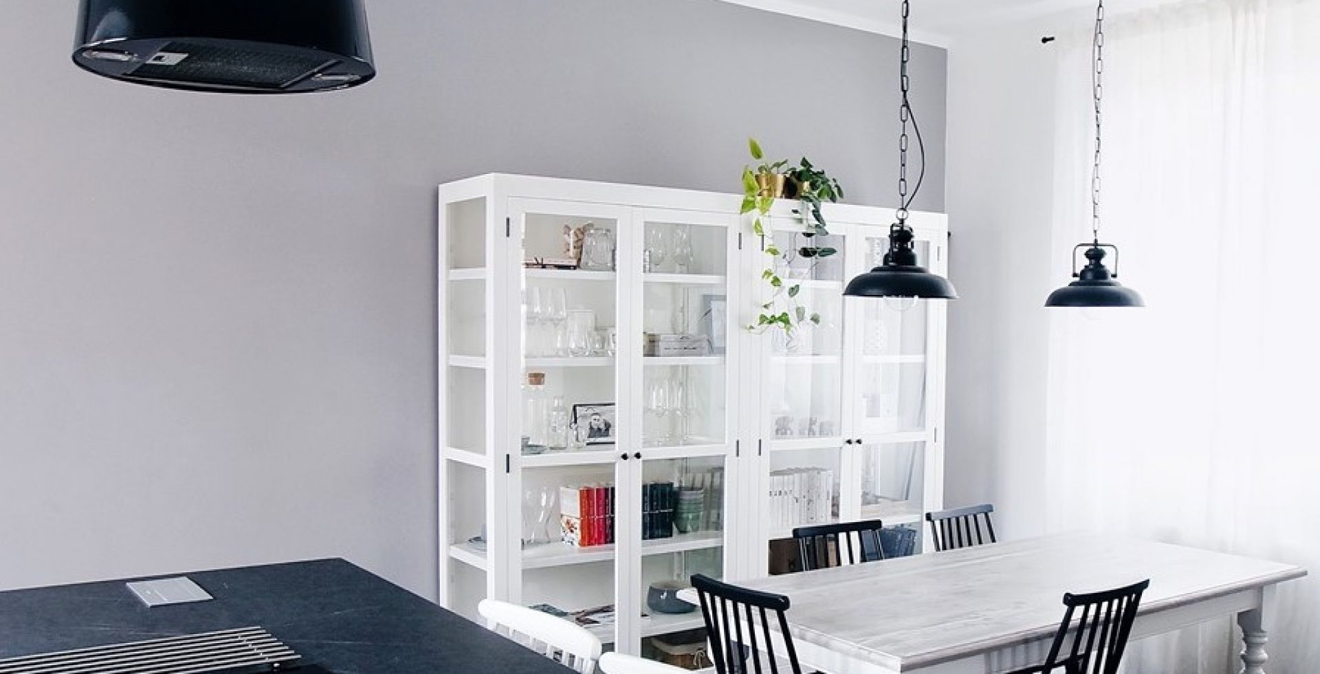 Hota insula Ameris Black Matt - Negru Mat - Aranjament 11