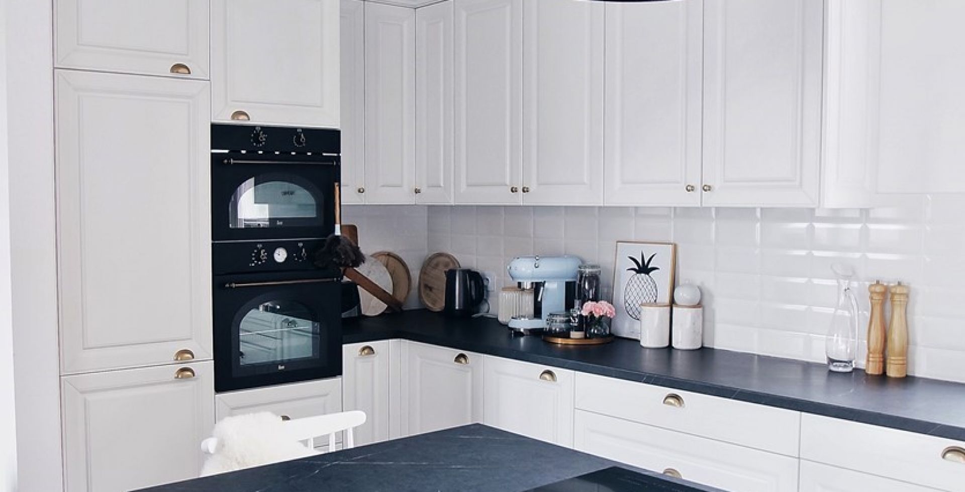 Hota insula Ameris Black Matt - Negru Mat - Aranjament 12