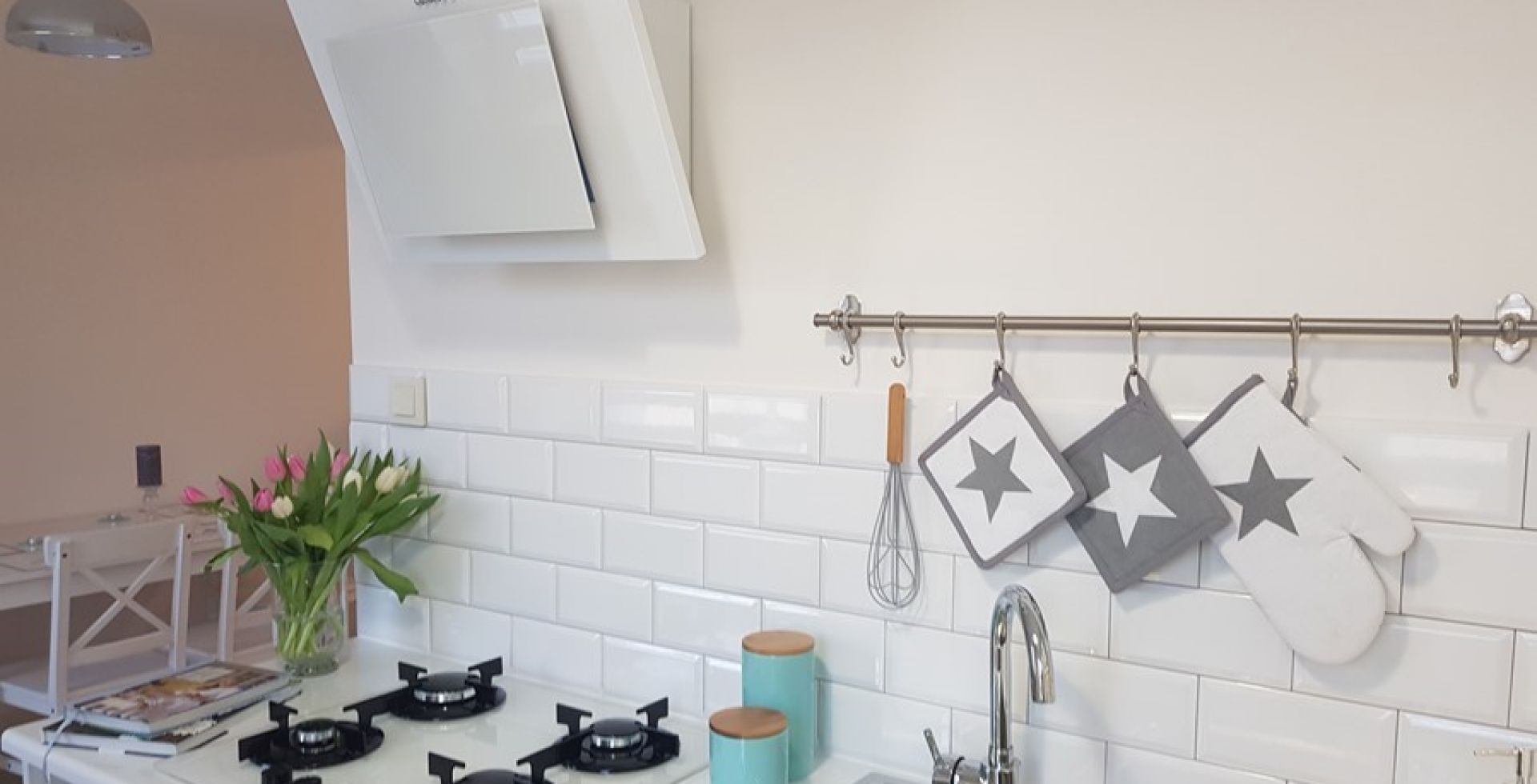 Hota decorative Dynamic White - Alb - Aranjament 3