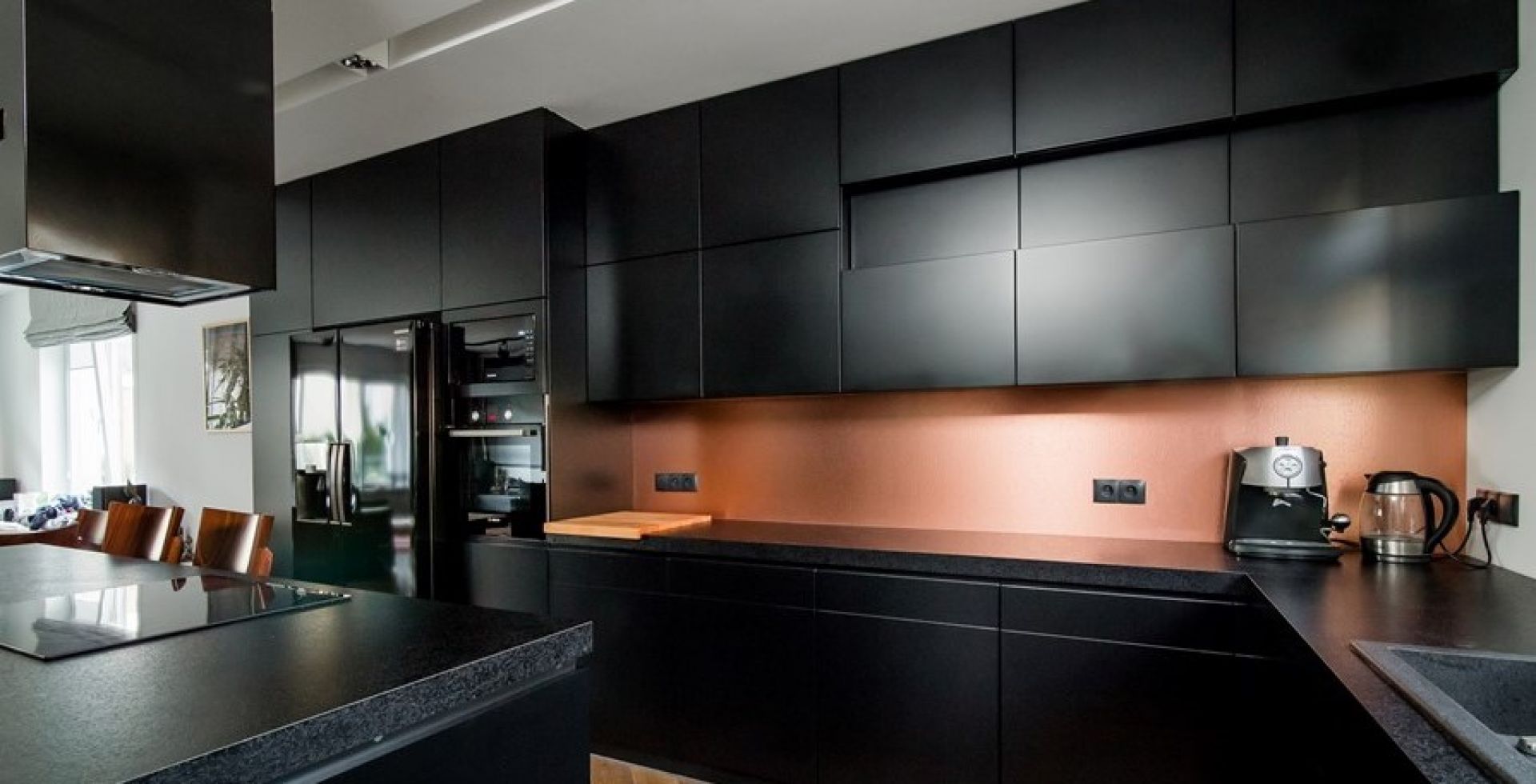 Hota insula Quadro Black Matt - Negru Mat - Aranjament 3