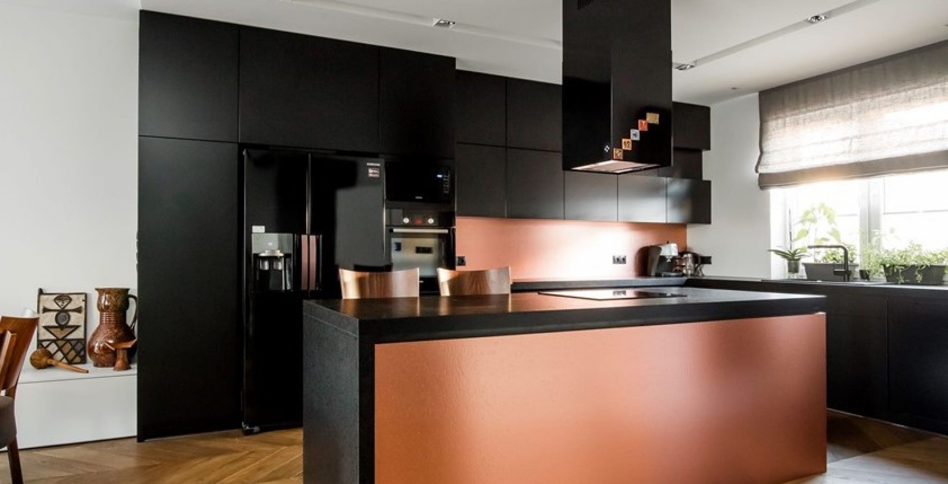 Hota insula Quadro Black Matt - Negru Mat - Aranjament 5