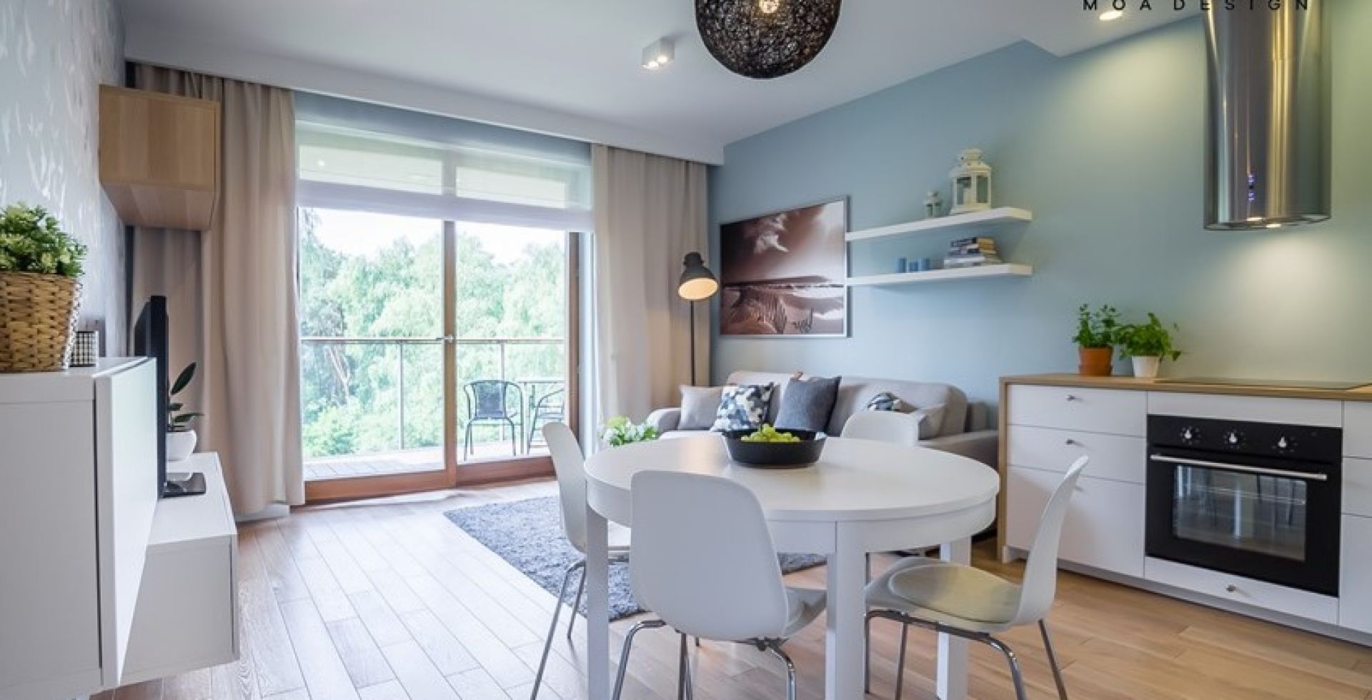 Hota insula Cylindro Inox - INOX - Aranjament 2