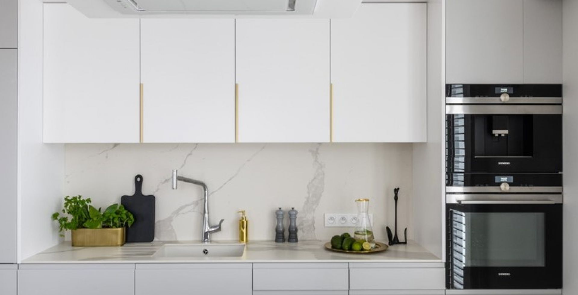 Hota Incorporabile Lando Glass White - Alb - Aranjament 31