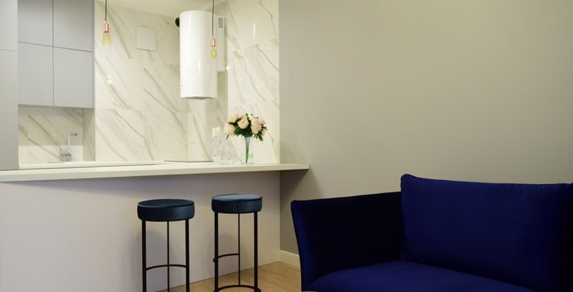 Hota decorative Cylindro OR White Matt - Alb Mat - Aranjament 3