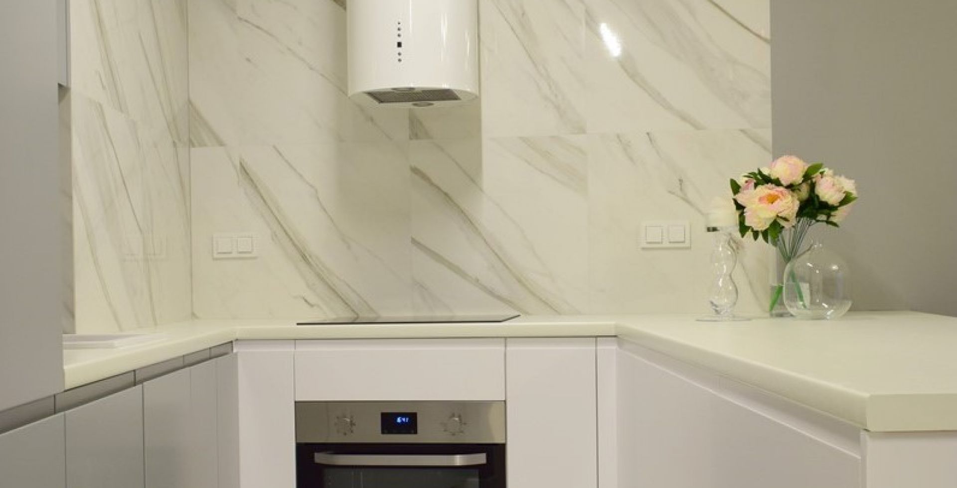 Hota decorative Cylindro OR White Matt - Alb Mat - Aranjament 4