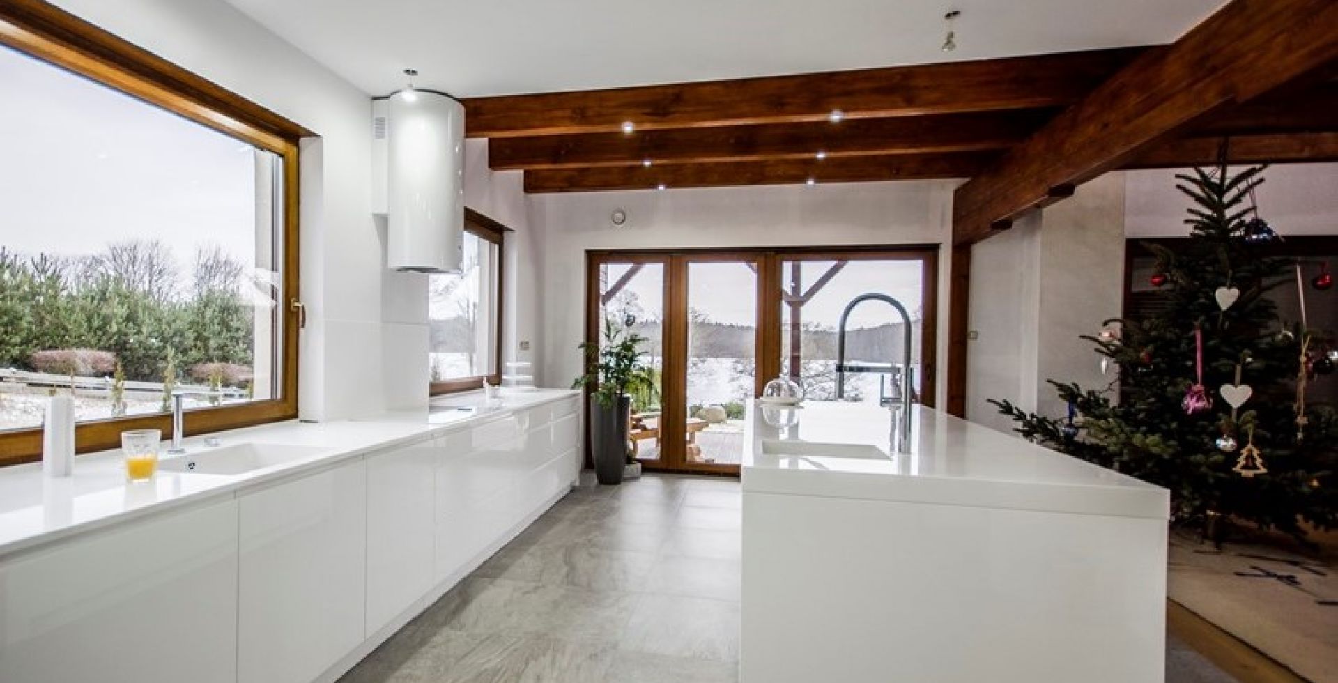 Hota decorative Cylindro OR White Matt - Alb Mat - Aranjament 6