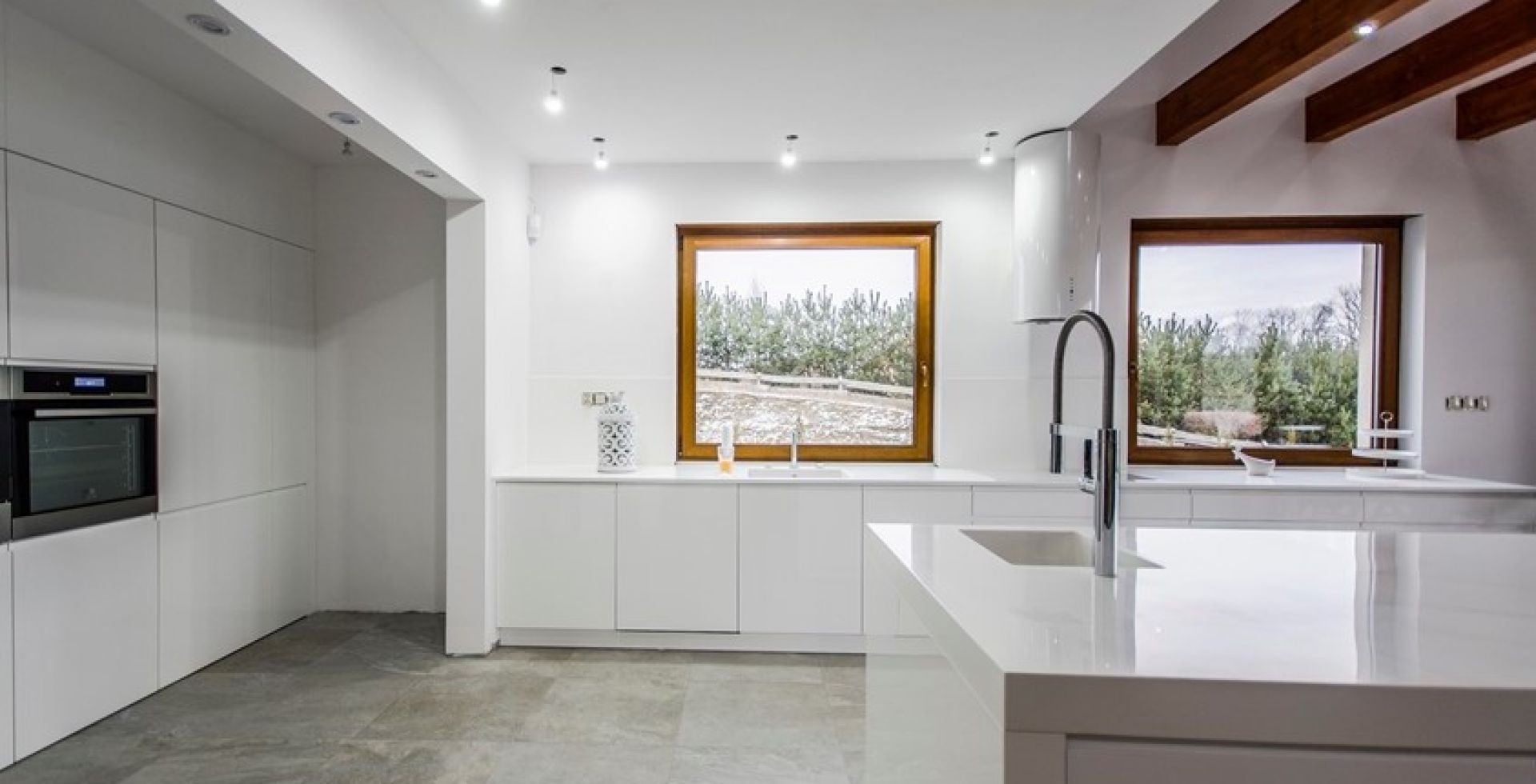 Hota decorative Cylindro OR White Matt - Alb Mat - Aranjament 7