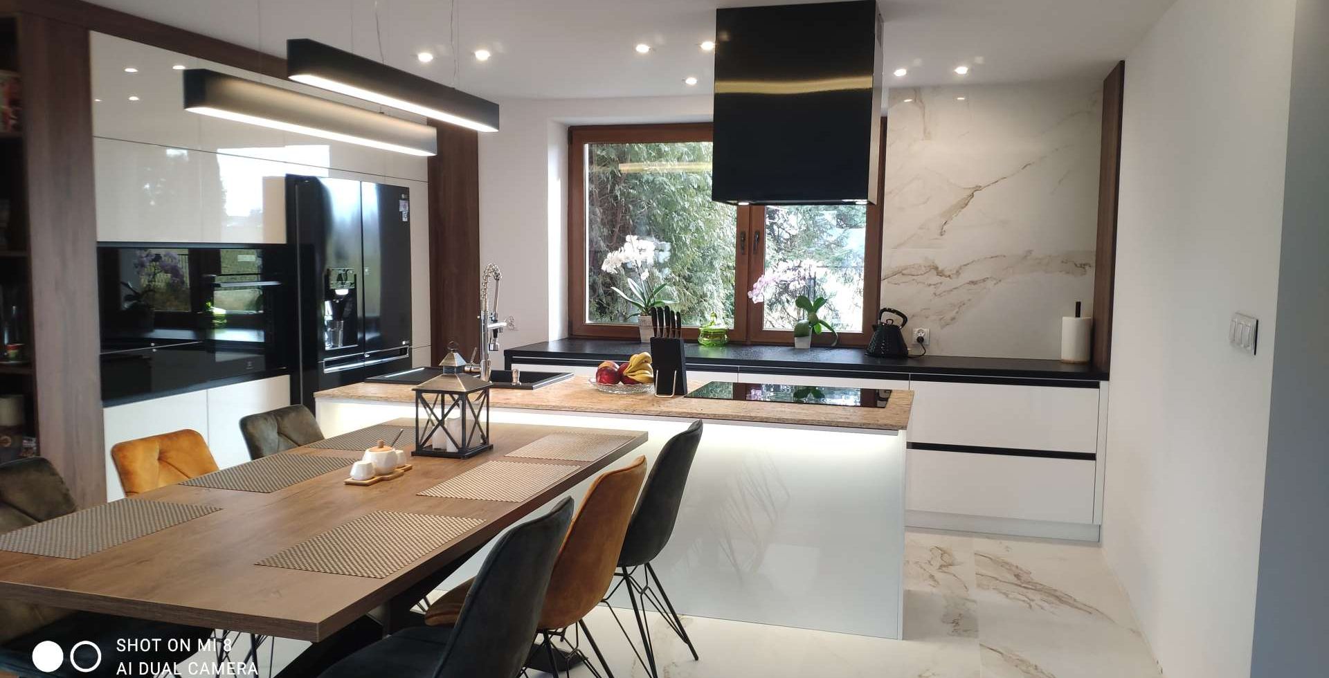 Hota insula Quadro Max Black Matt - Negru Mat - Aranjament 7