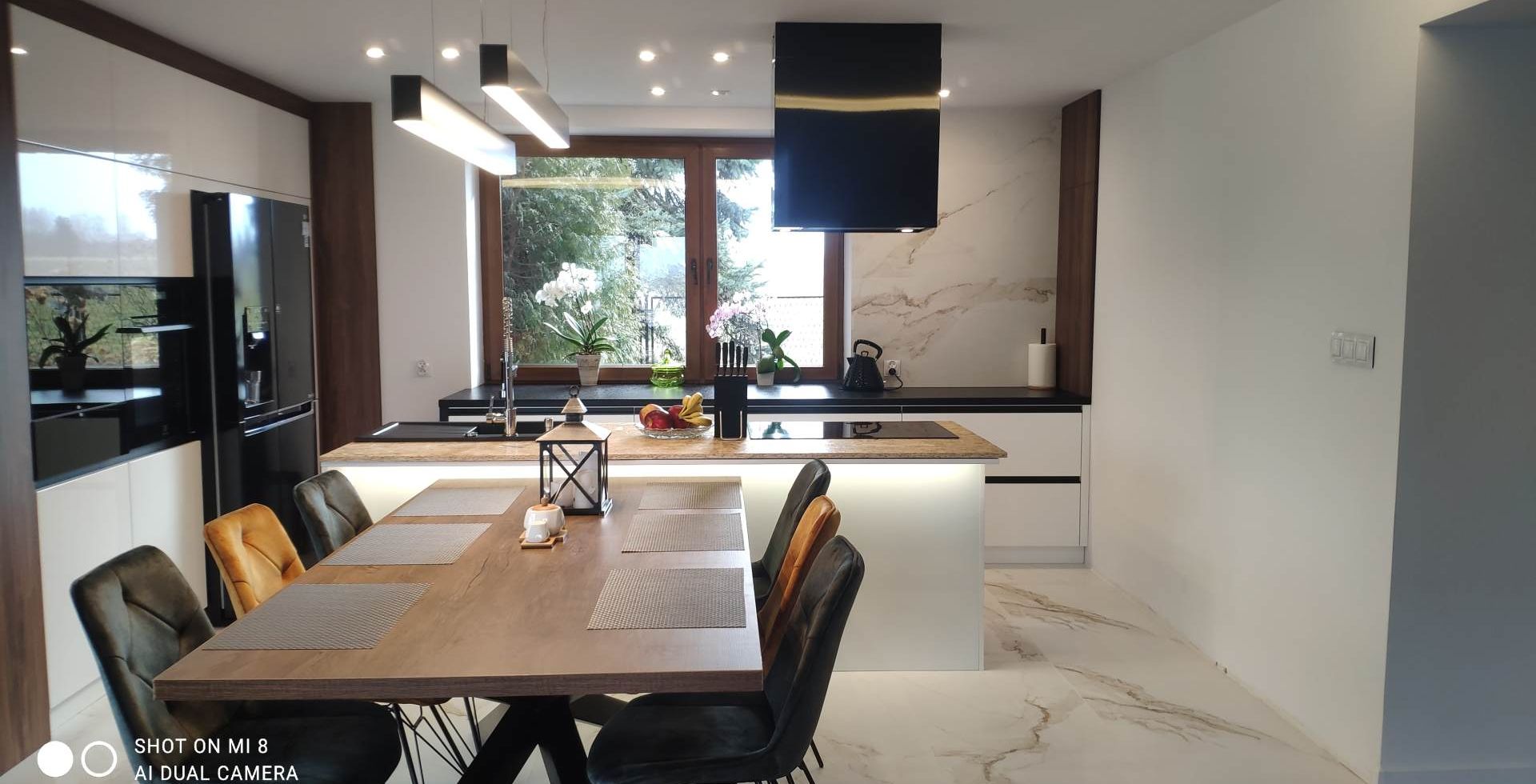 Hota insula Quadro Max Black Matt - Negru Mat - Aranjament 8