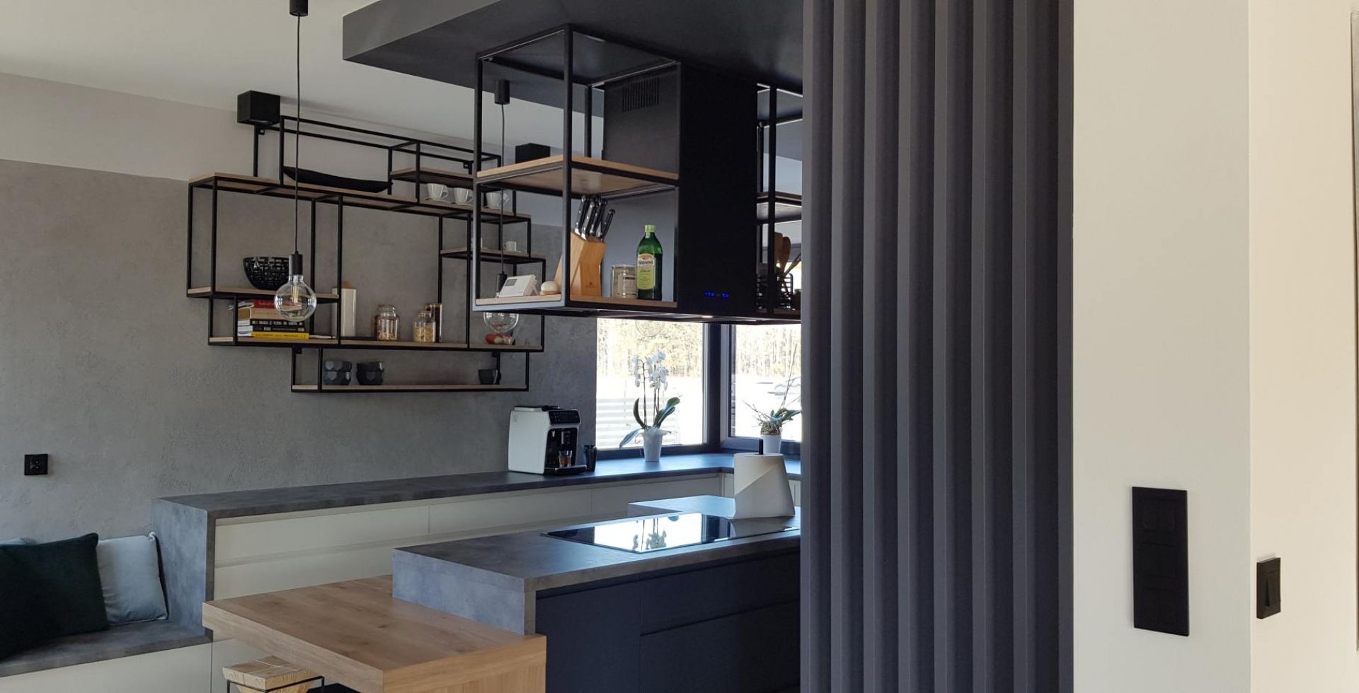 Hota insula Quadro Black Matt - Negru Mat - Aranjament 2