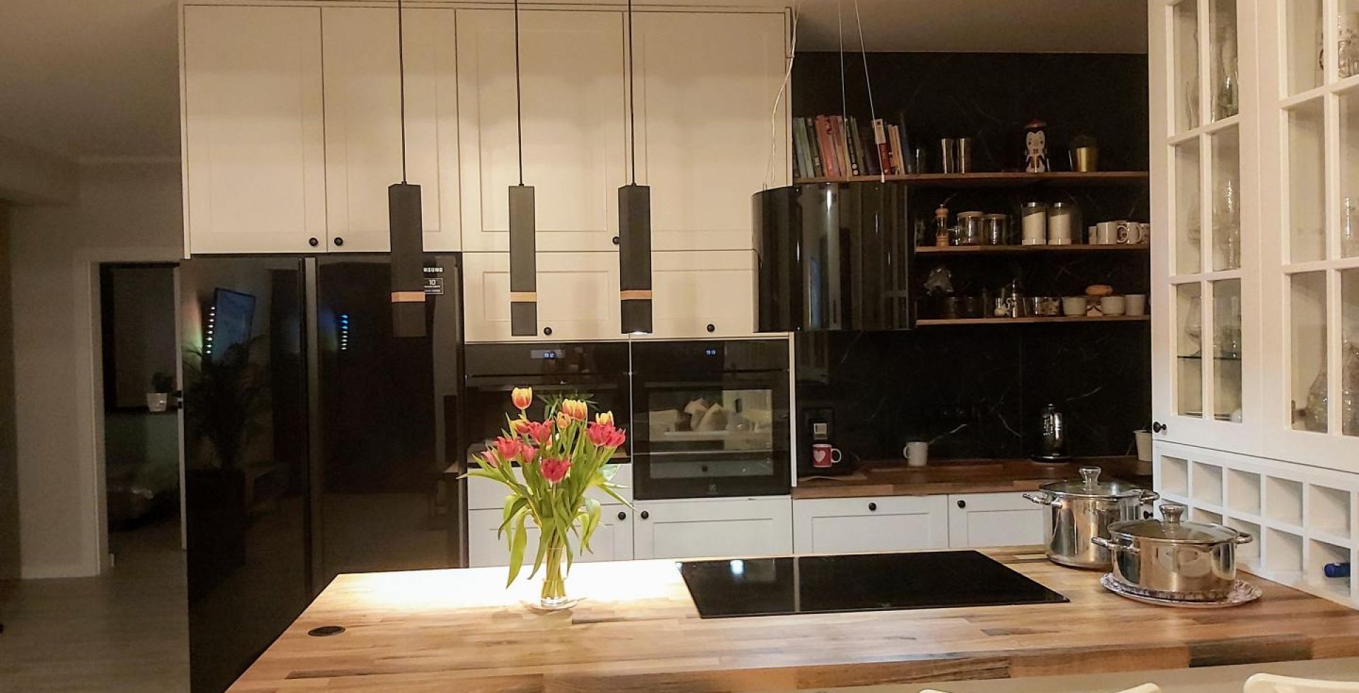 Hota insula Galaxy Black Matt - Negru Mat - Aranjament