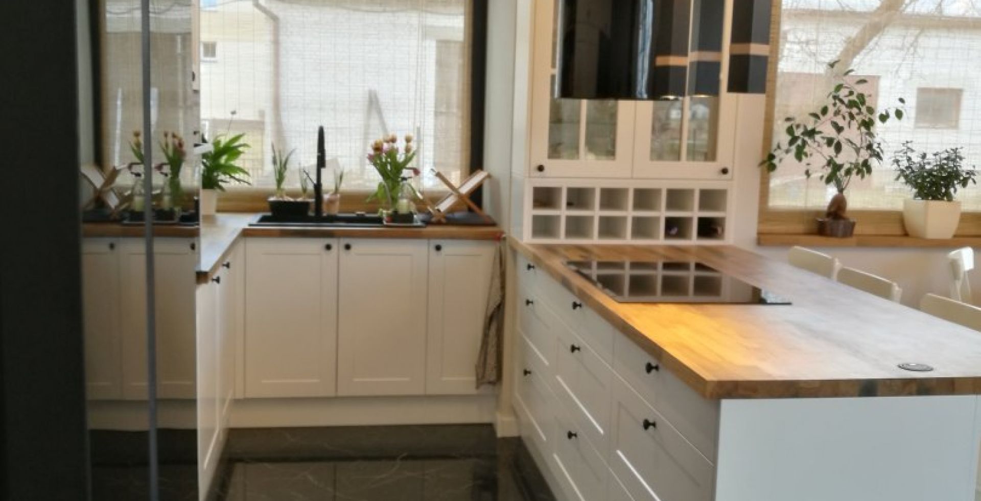 Hota insula Galaxy Black Matt - Negru Mat - Aranjament 3