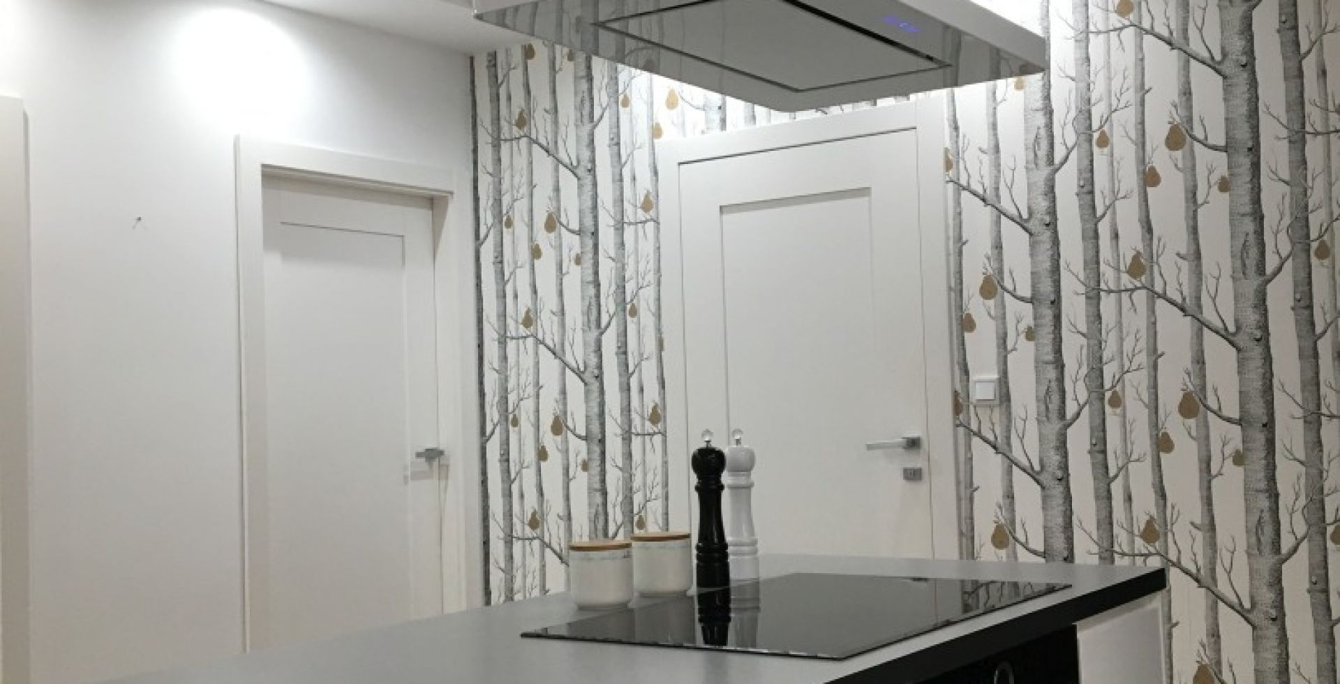 Hota insula Decor Island White - Alb - Aranjament 4